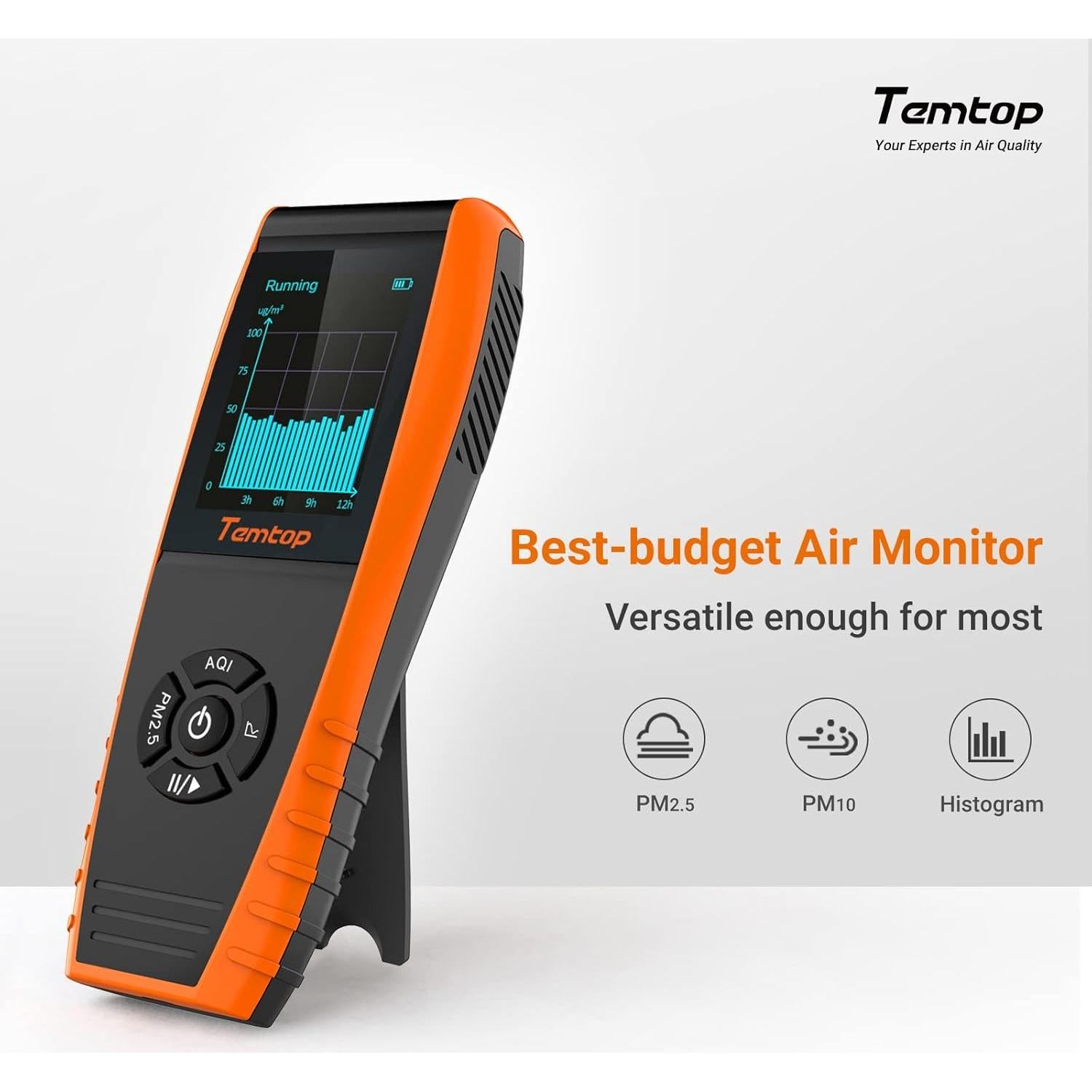 Paquete de Monitores de Calidad del Aire Temtop P600 y C1