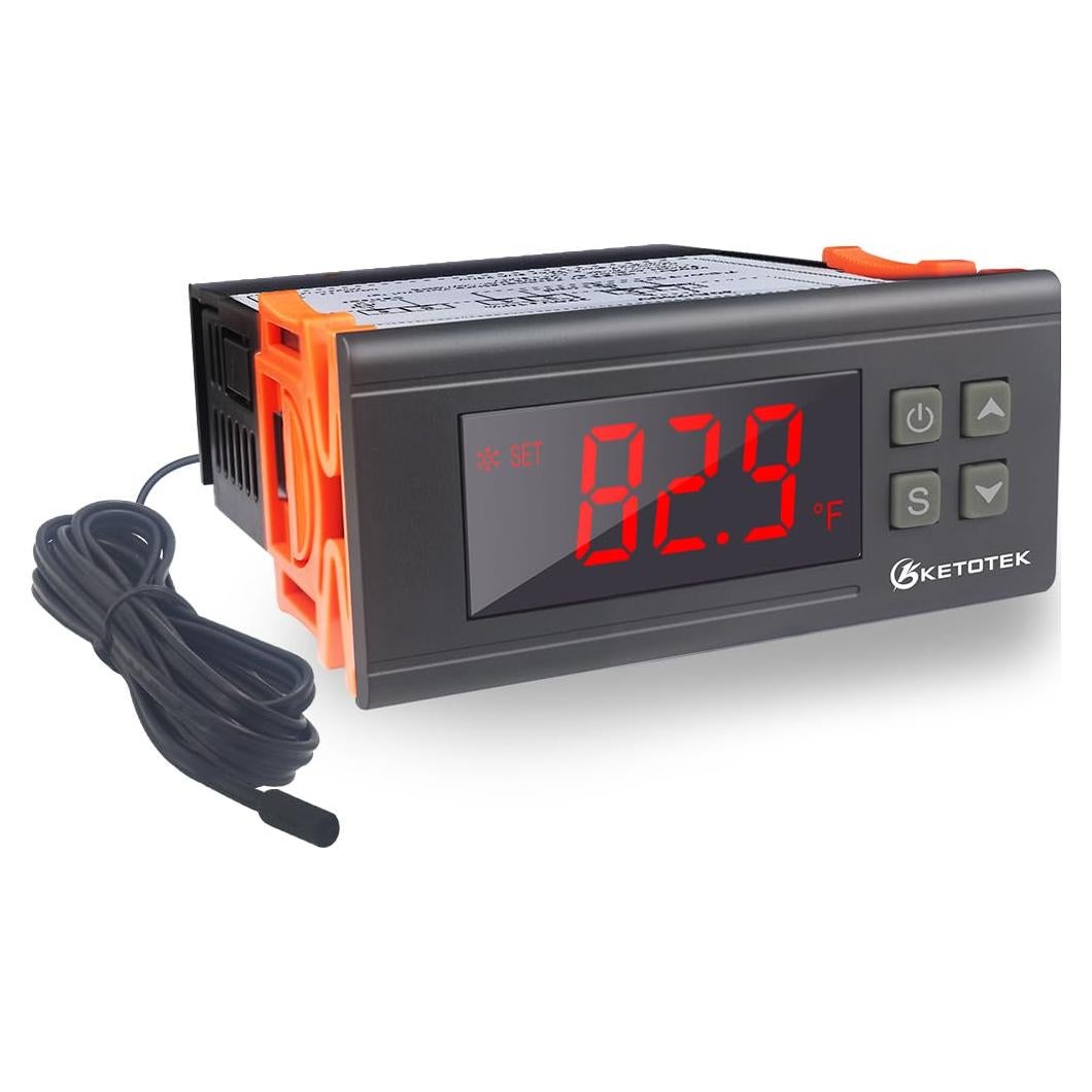 Controlador de Temperatura Digital KETOTEK KT1000 10A 110V