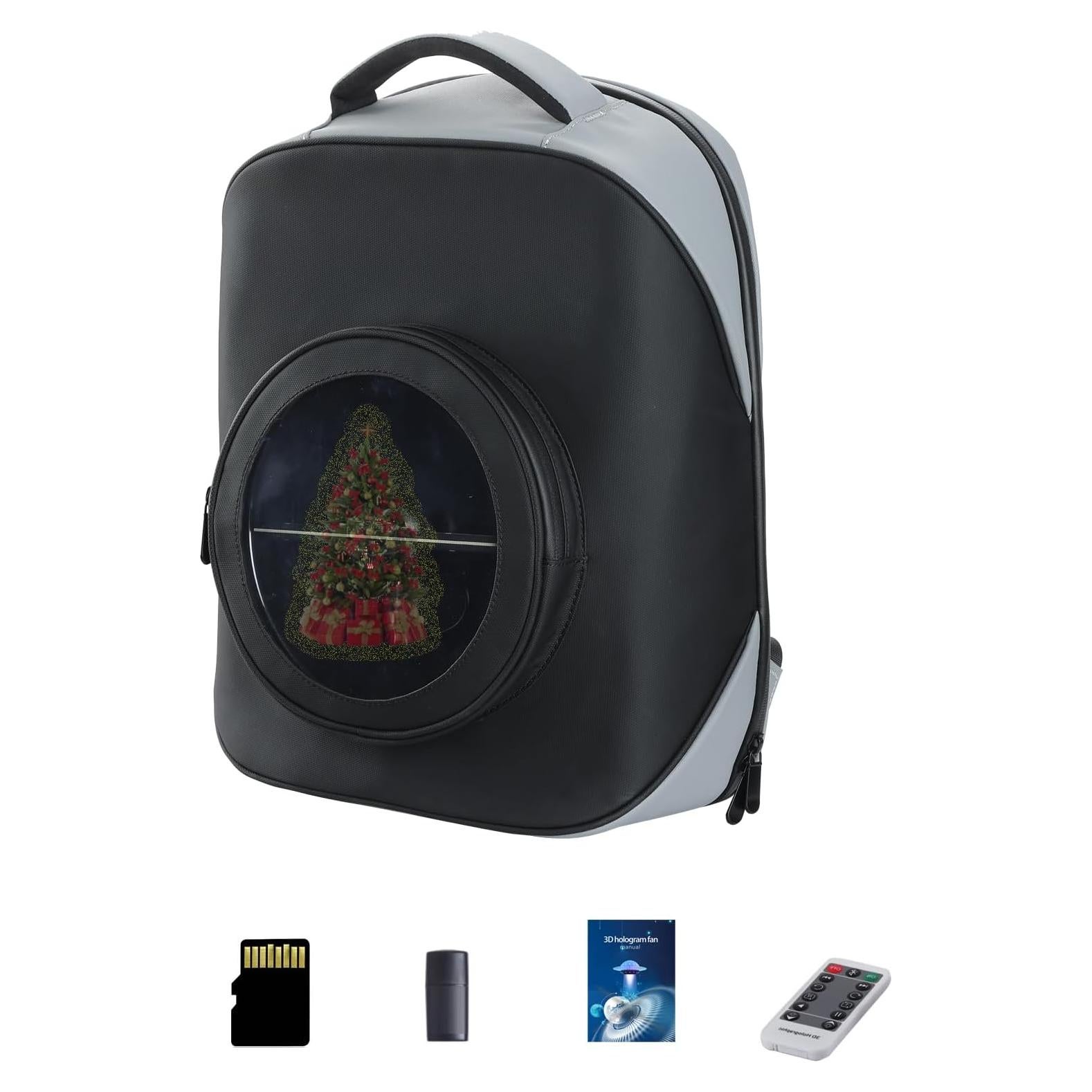 Mochila Holograma 3D Missyou 40 cm con Control Remoto y 700 Videos