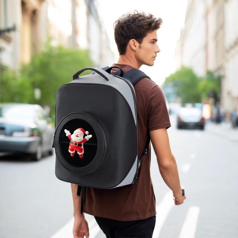 Mochila Holograma 3D Missyou 40 cm con Control Remoto y 700 Videos