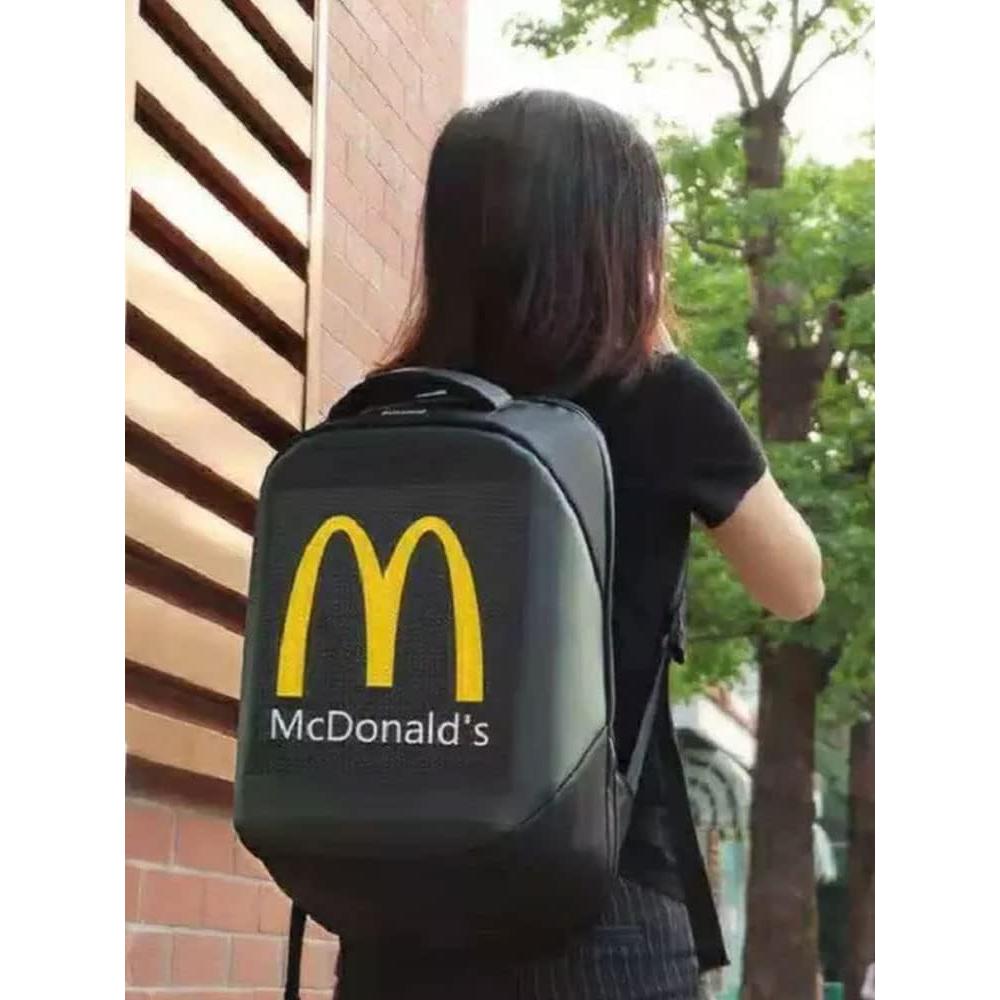 Mochila LED Inteligente Welaso 21L con Funda Impermeable