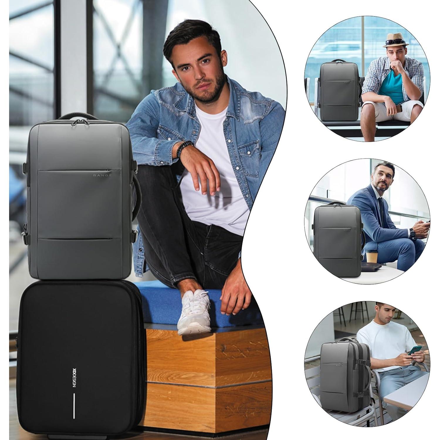 Mochila BANGE Airback Expandible 70L con Bomba de Aire