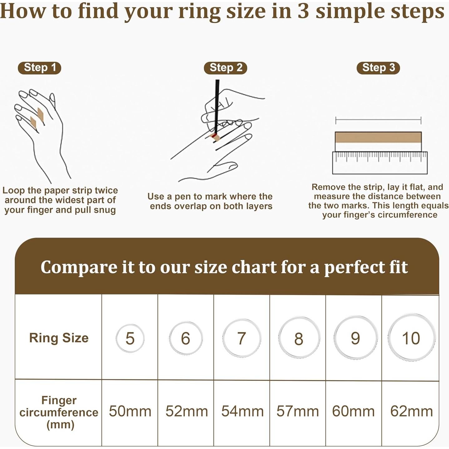 Anillos Apilables Baño de Oro 14K para Oura Ring - Plata