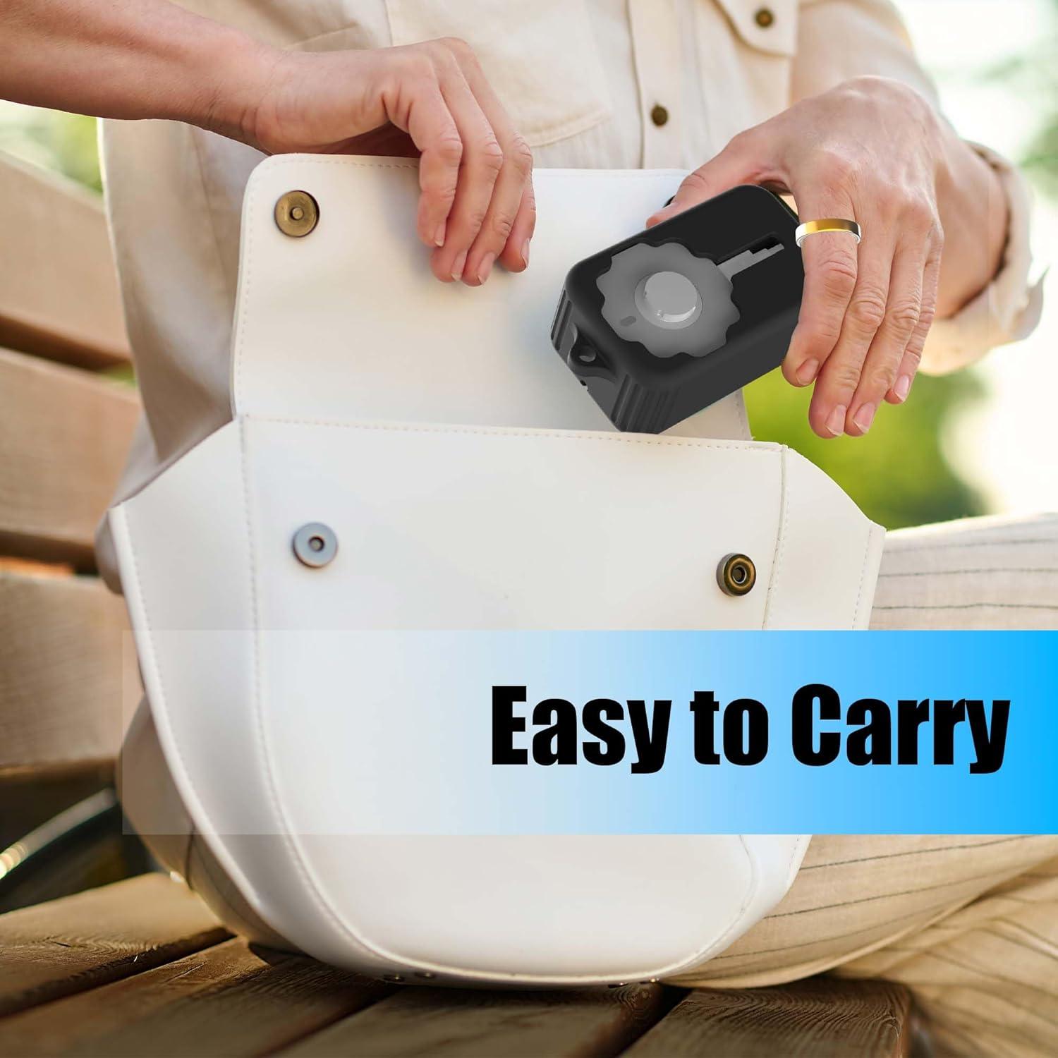 for Oura Ring Gen 4 Charger Protector Case, Soft Silicone Oura Ring 4 Charger Cover, Drop/Dust/Ageing Resistant for Oura Ring Gen4 Charger Organizer with Keychain, Deep Black