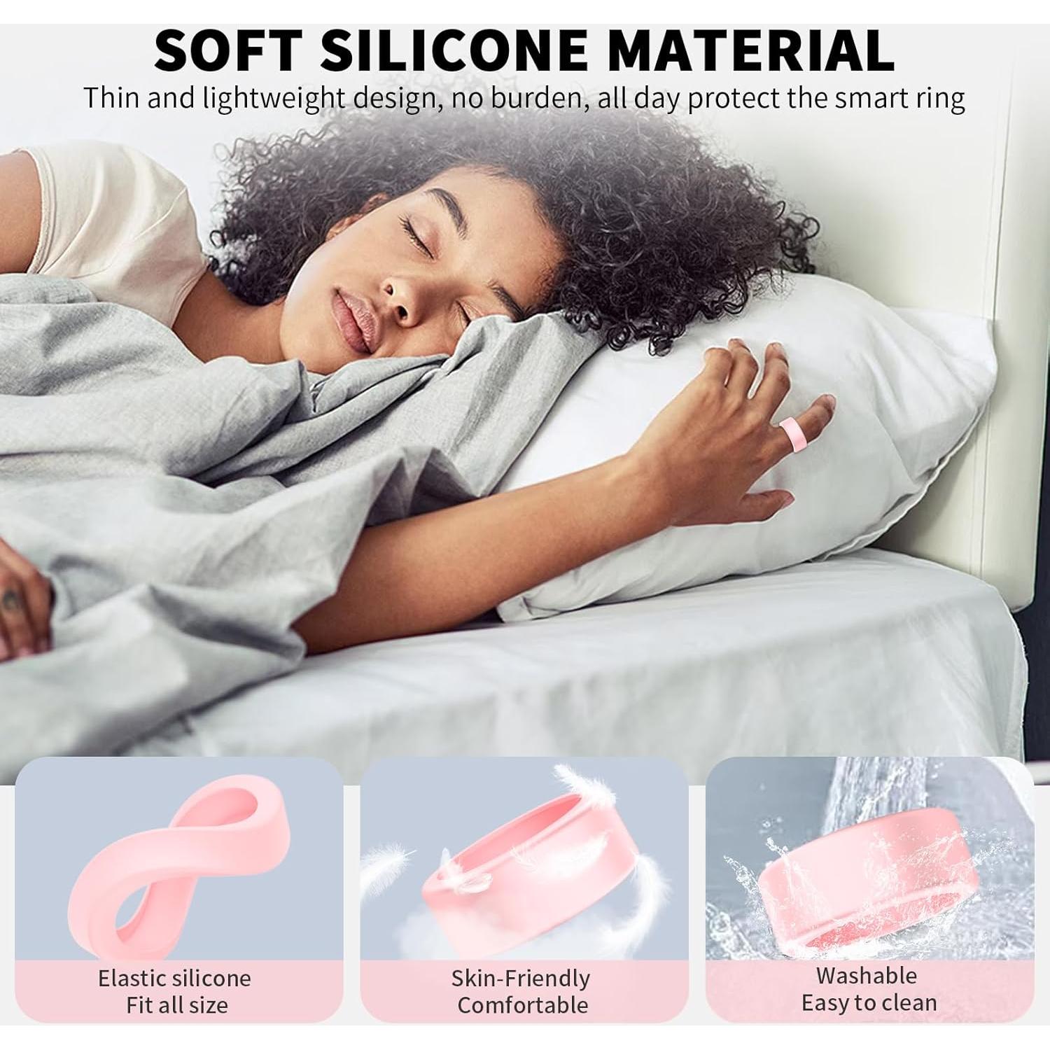 Paquete de 6 fundas de silicona para Oura Ring Gen 4 y 3