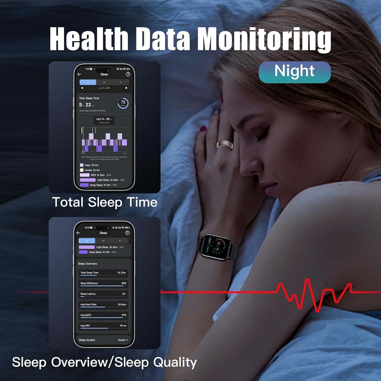 Anillo Inteligente Kuxlagz Plata #10 - Monitoreo Salud 24/7