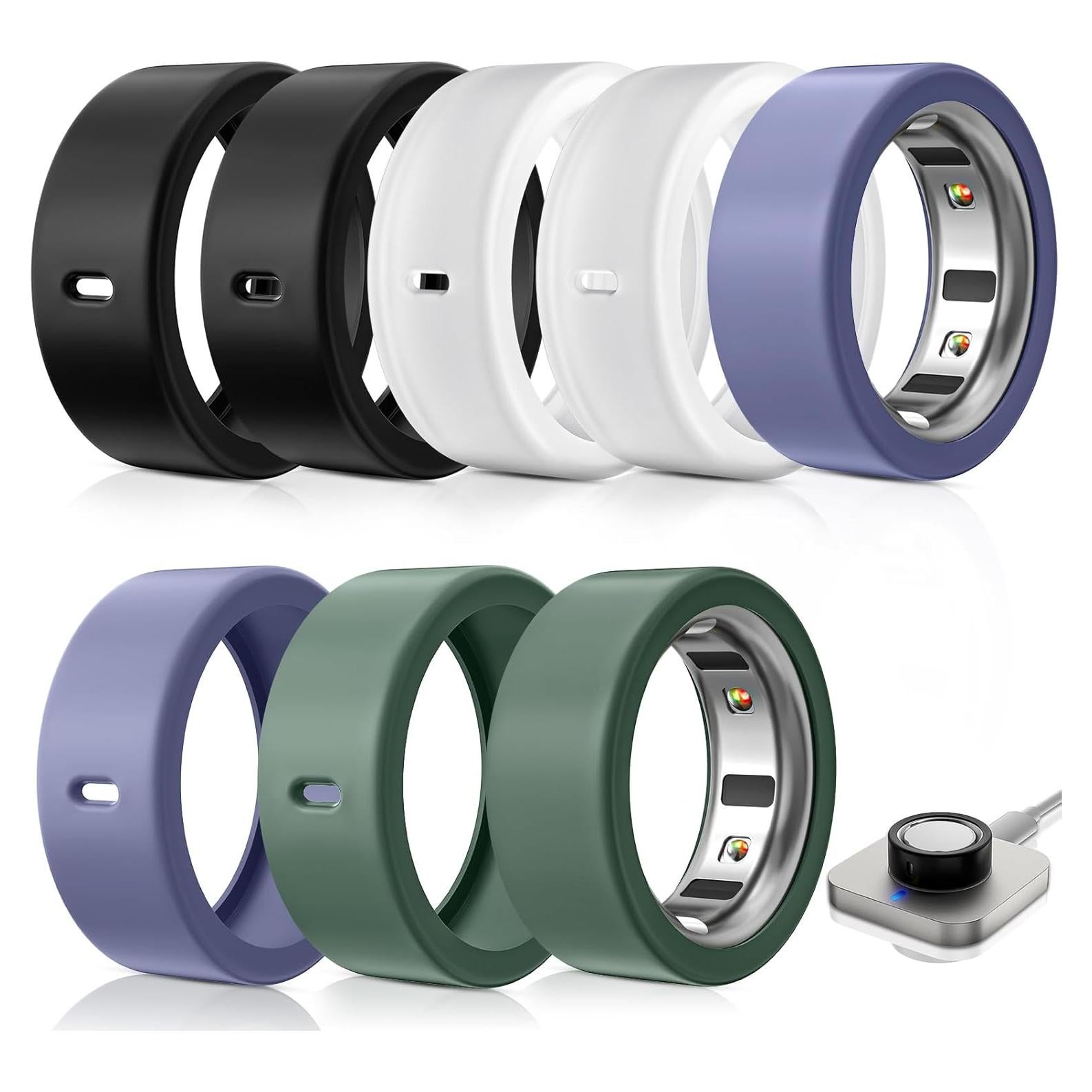 Protector de Anillo de Silicona Polyjoy para Oura Ring Gen 4/3 - Talla M