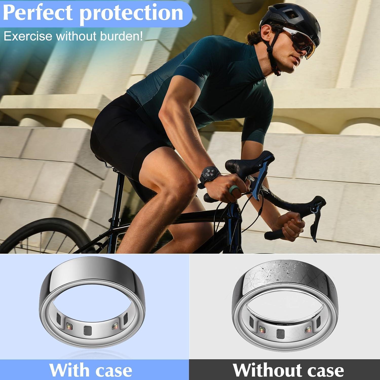 Protector de Anillo de Silicona Polyjoy para Oura Ring Gen 4/3 - Talla M