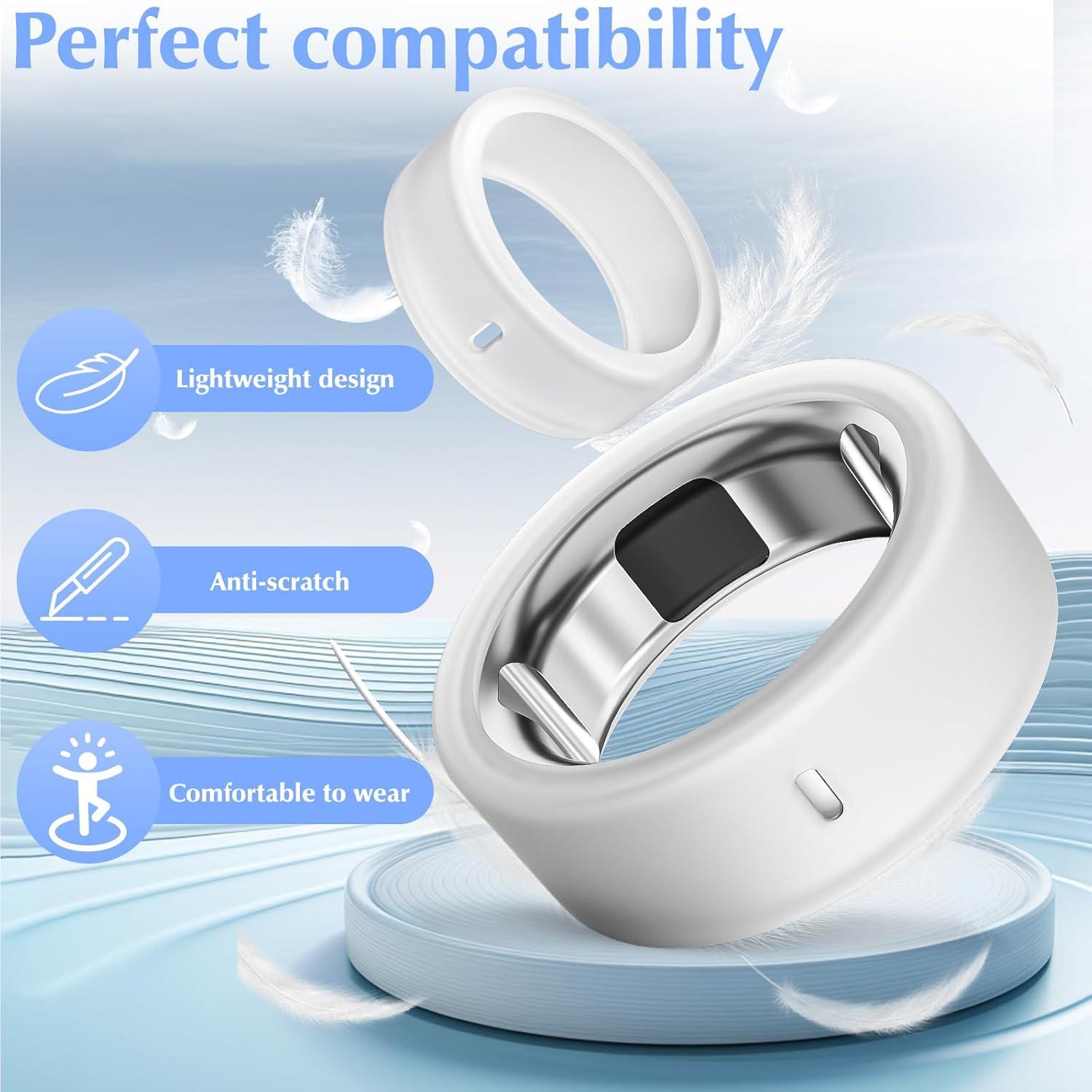 Protector de Anillo de Silicona Polyjoy para Oura Ring Gen 4/3 - Talla M