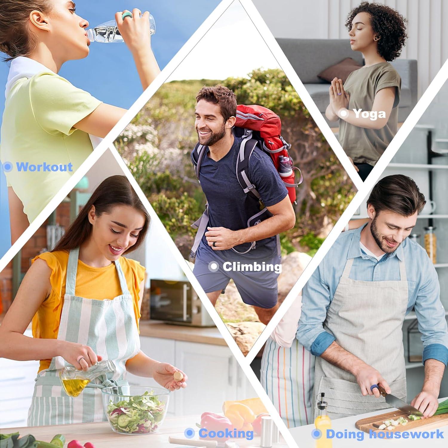 Protector de Anillo de Silicona Polyjoy para Oura Ring Gen 4/3 - Talla M