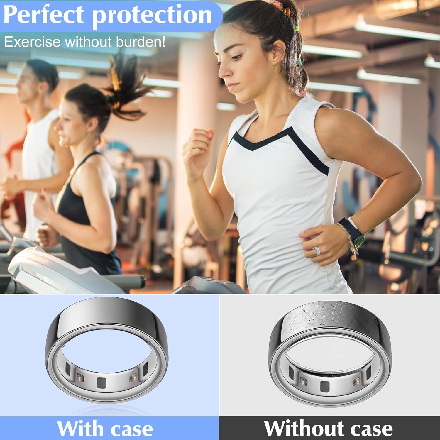 Protector de Anillo de Silicona Polyjoy para Oura Ring Gen 4/3 - Talla M