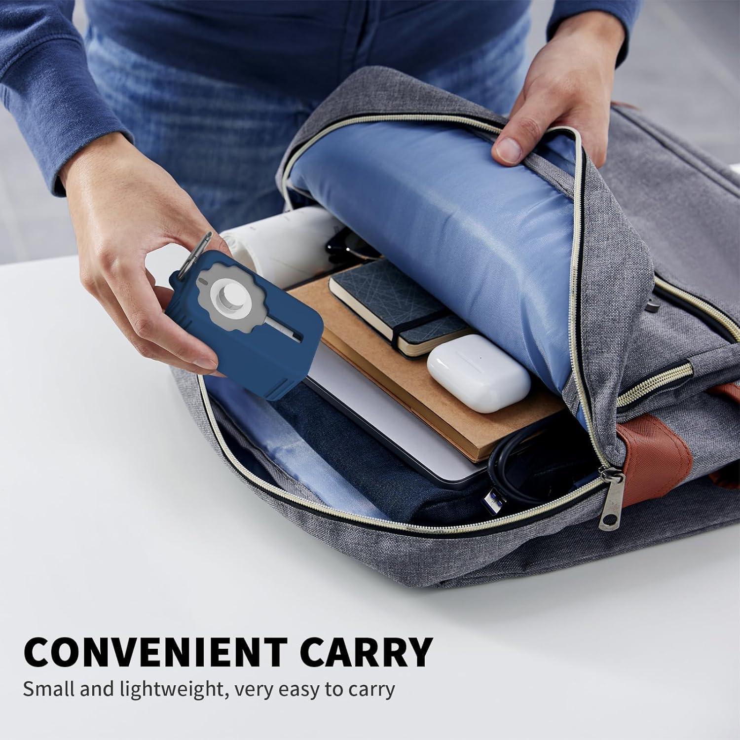 Cubierta Protectora de Silicona para Cargador Oura Ring 4 Azul