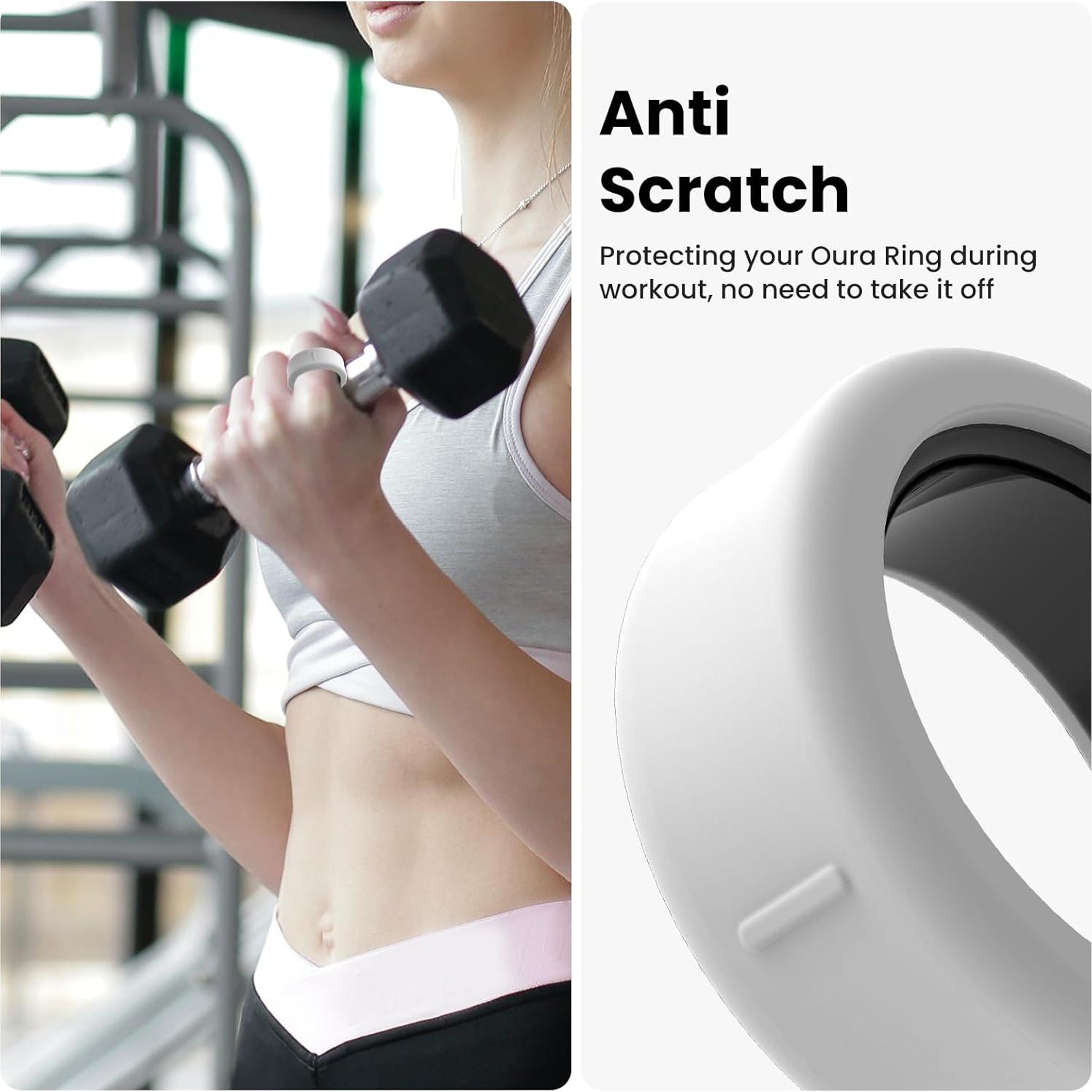 Protector de Silicona Chofit para Oura Ring 4 y Gen3 - 8 Pack