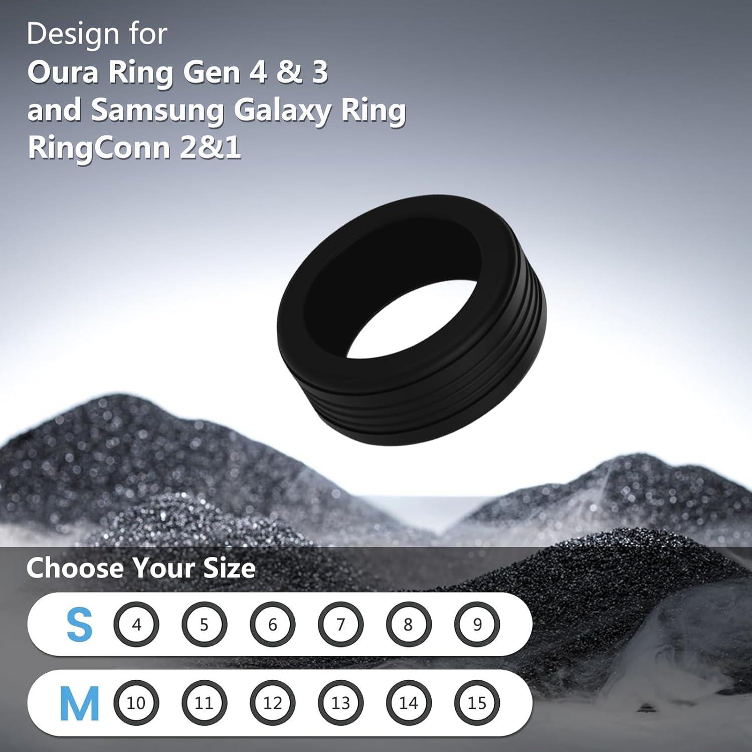 Cubierta de Silicona Frylaa para Oura Ring 3/4 y Galaxy Ring