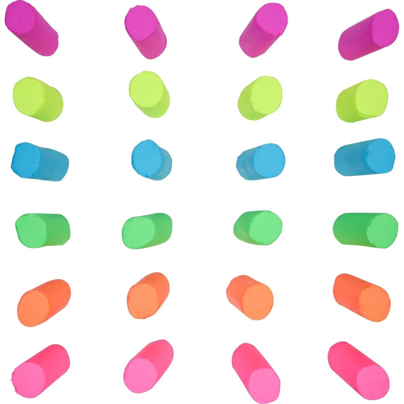 Masa Neón Libre de Trigo - 6 Colores | No Tóxica, 0.68 kg