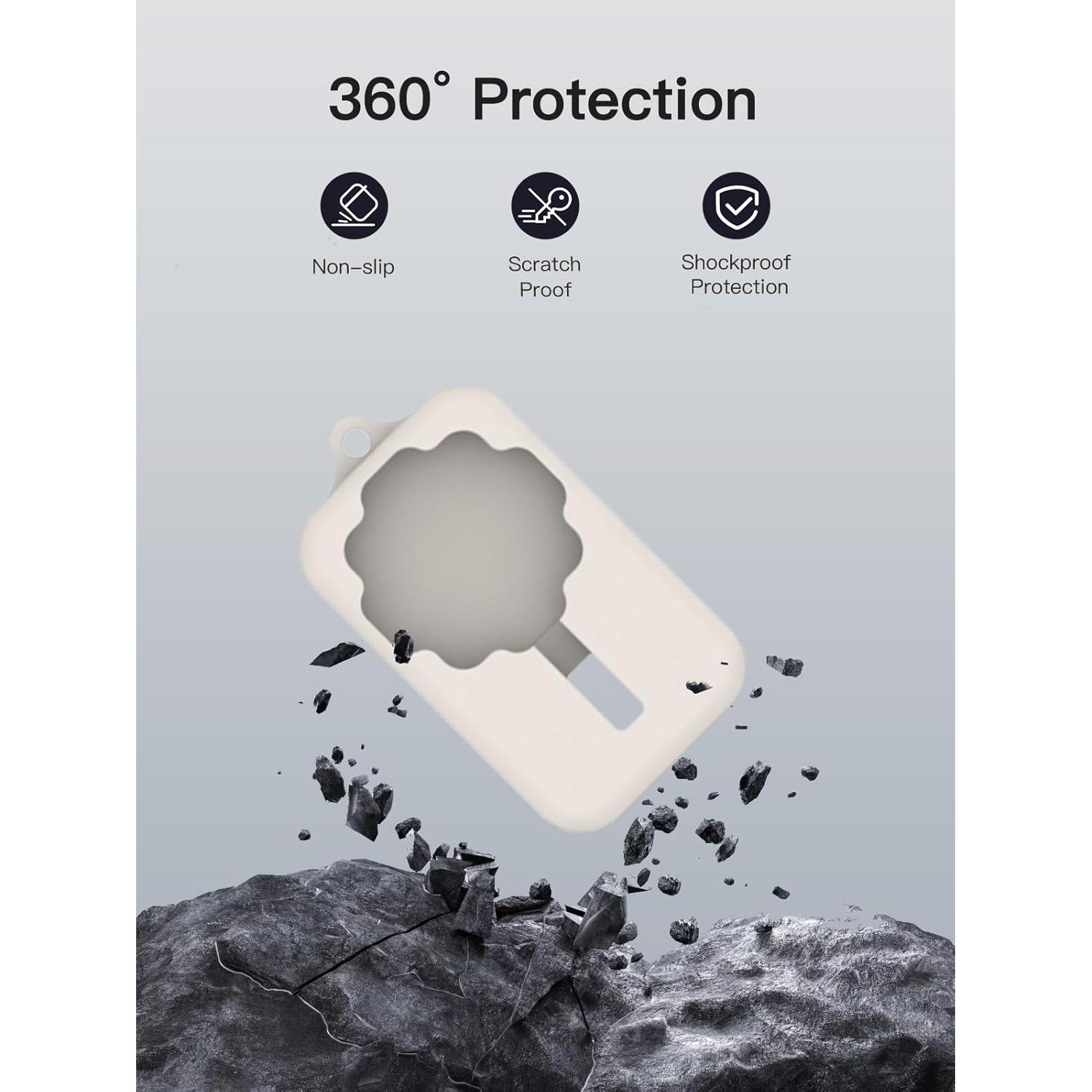 Funda de Silicona para Cargador Oura Ring 4 - Blanca