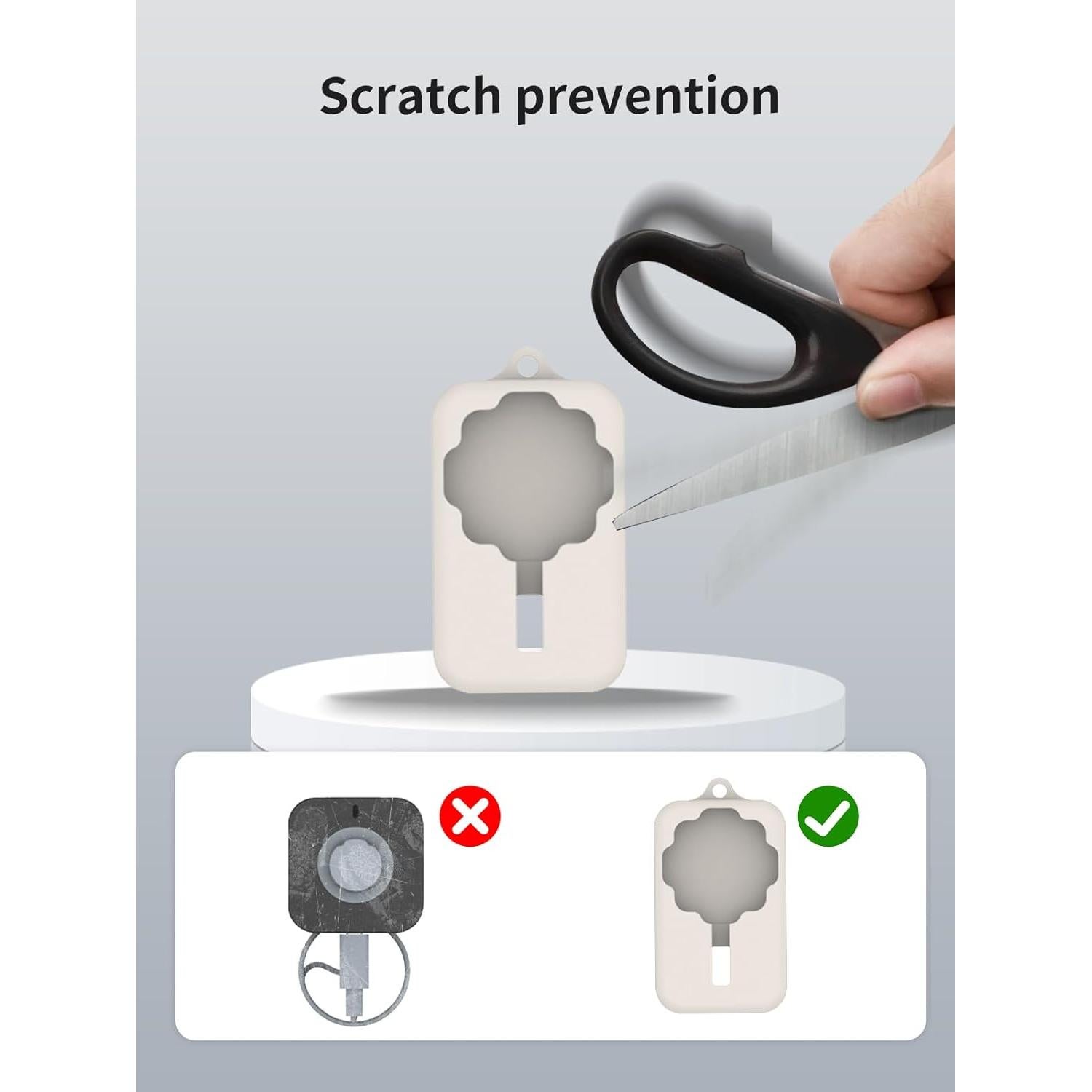 Funda de Silicona para Cargador Oura Ring 4 - Blanca