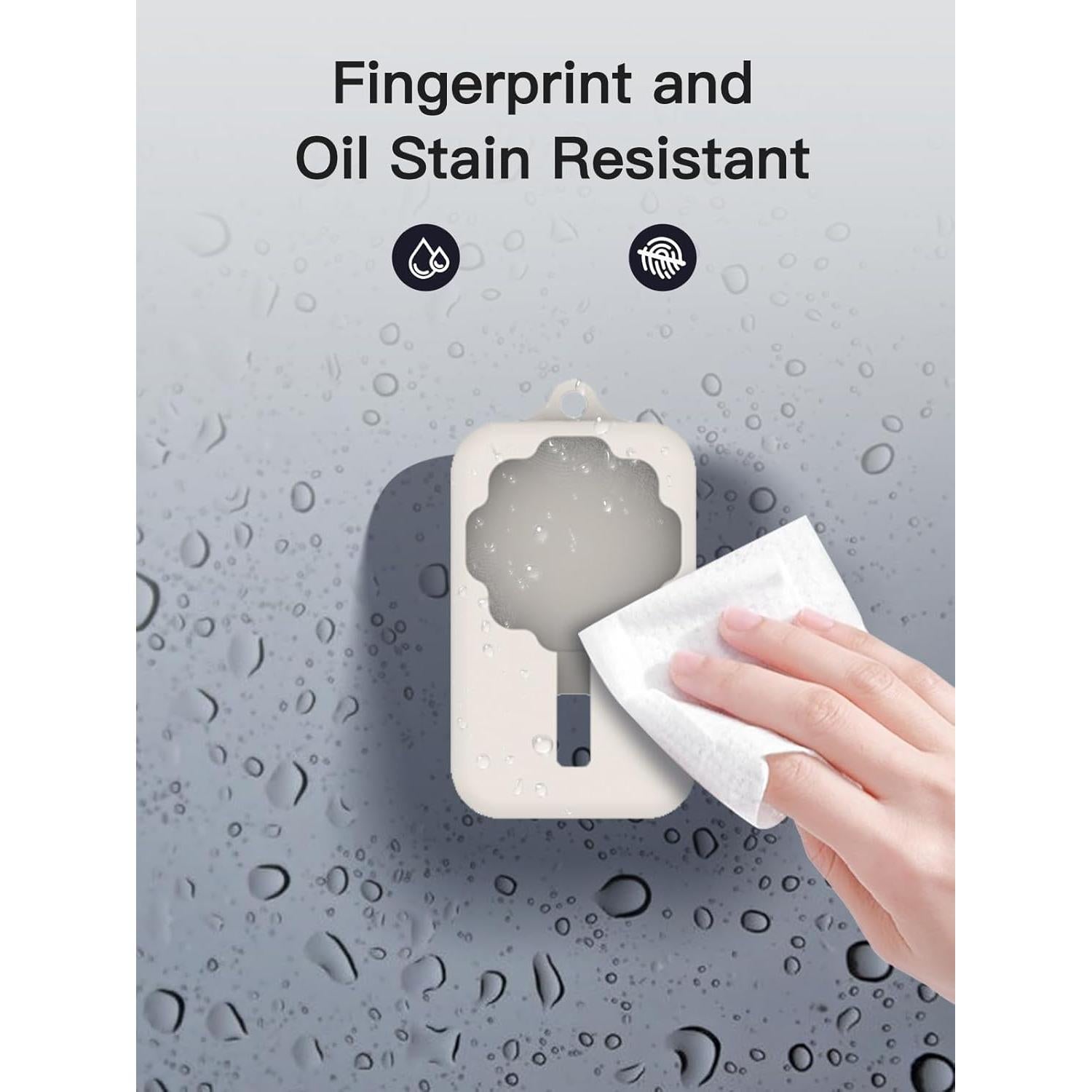 Funda de Silicona para Cargador Oura Ring 4 - Blanca