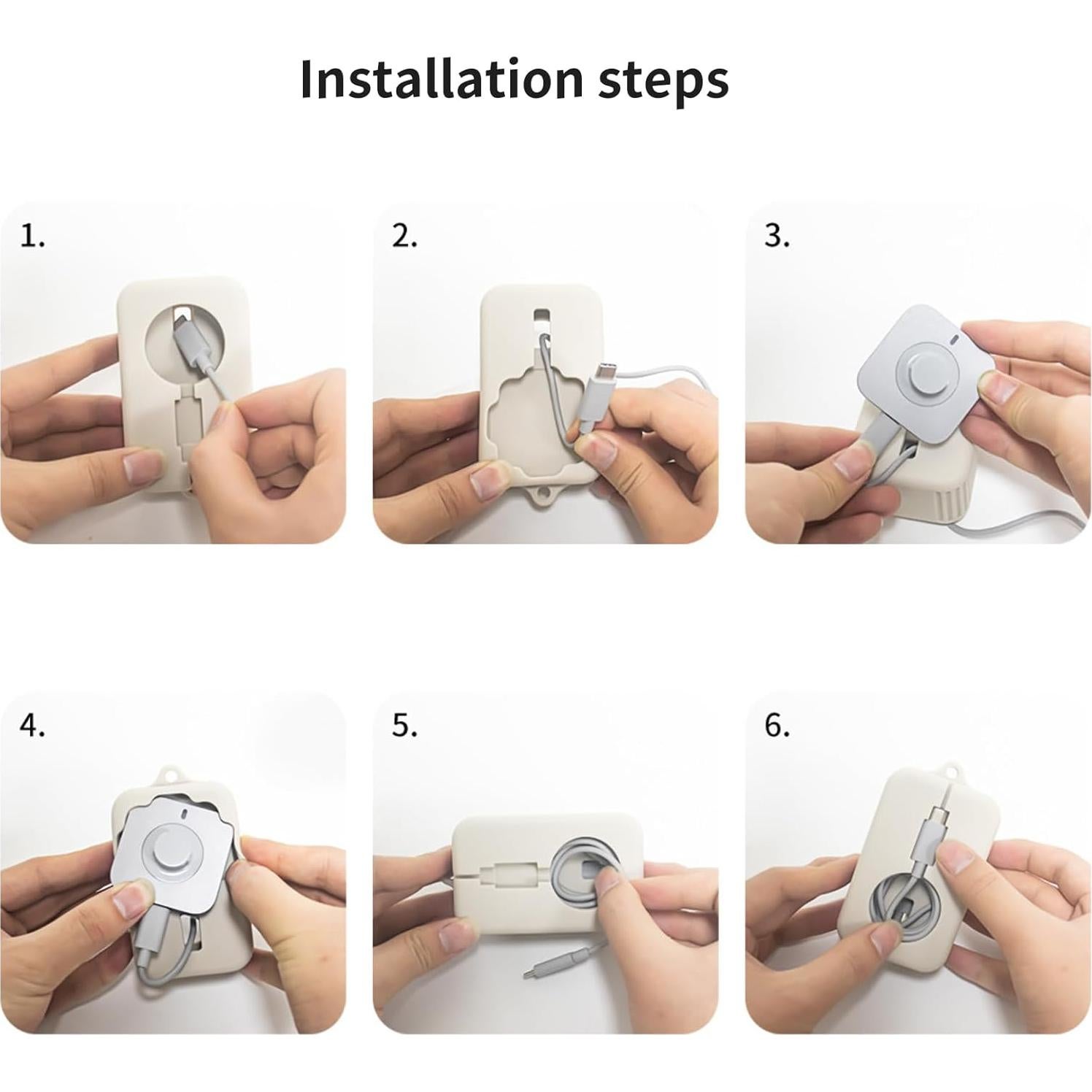 Funda de Silicona para Cargador Oura Ring 4 - Blanca