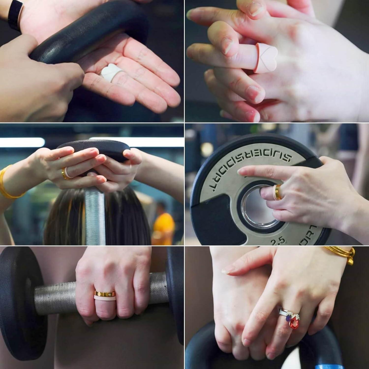 4 Fundas de Silicona Antideslizantes para Anillo PCJJ US4-14