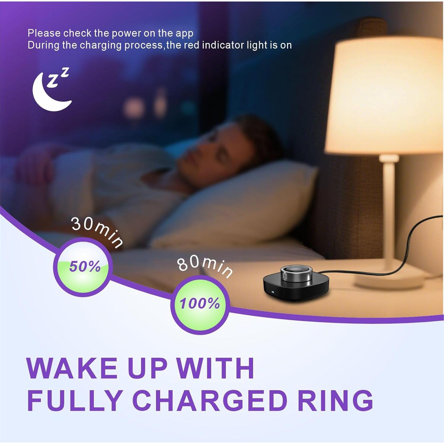 Cargador Rápido Oura Ring Gen3 - Tamaño 12 con USB-C