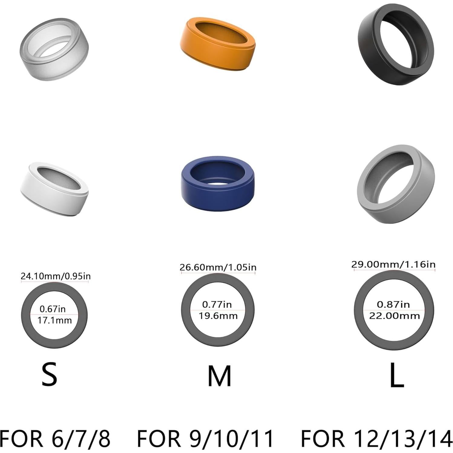 Protector de Silicona Oura Ring Gen 3 - Funda Elástica Transparente M