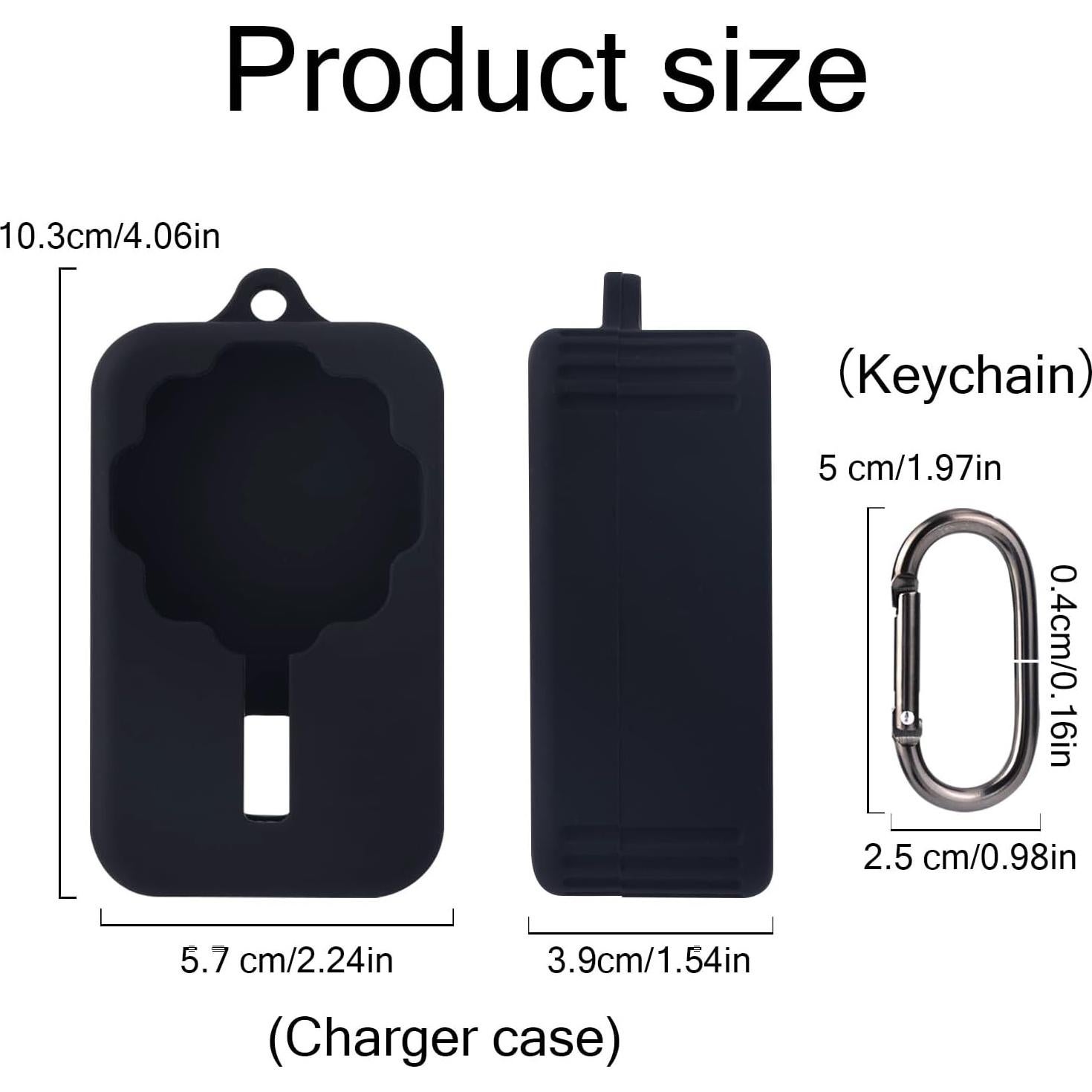 Funda Protectora de Cargador Oura Ring Gen 4 - Silicona y Llavero