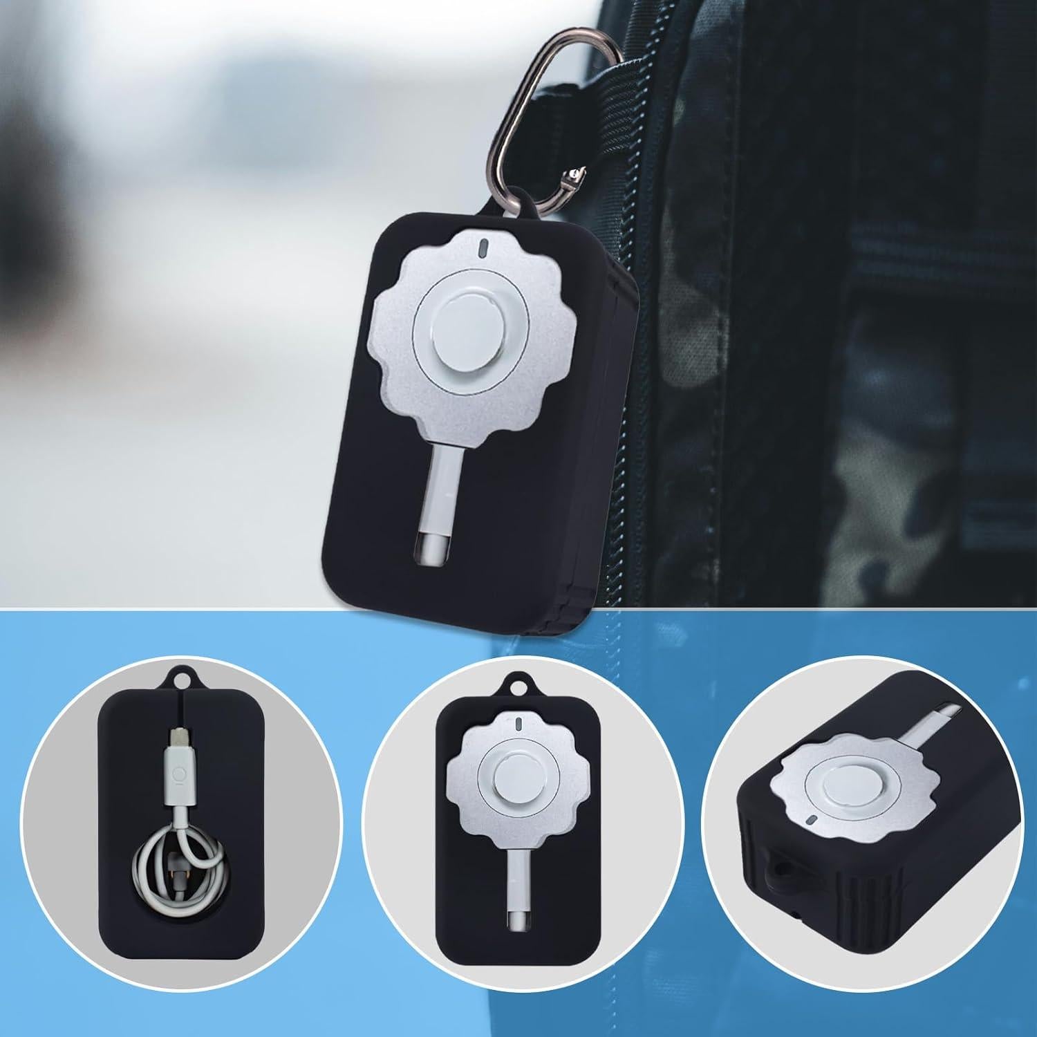 Funda Protectora de Cargador Oura Ring Gen 4 - Silicona y Llavero