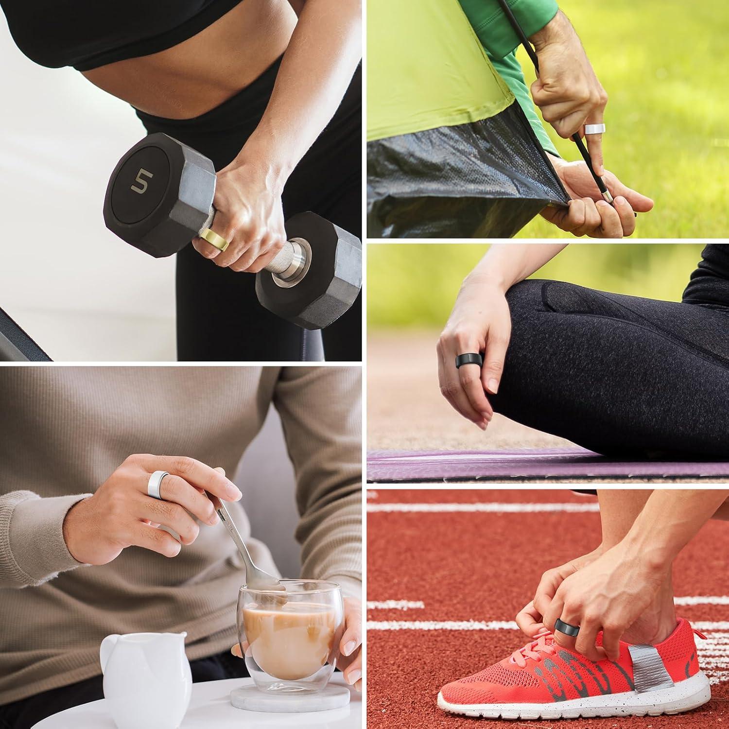 Paquete de 4 fundas TPU para Oura Ring Gen 4 y Gen 3