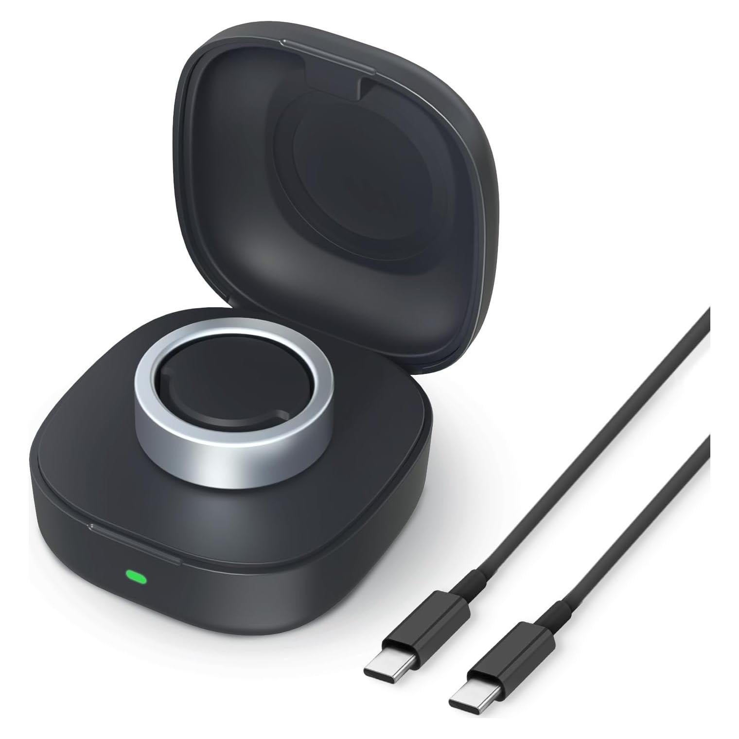 Funda de Carga Inalámbrica Vodi Mosa para Oura Ring Gen3 Tamaño 10