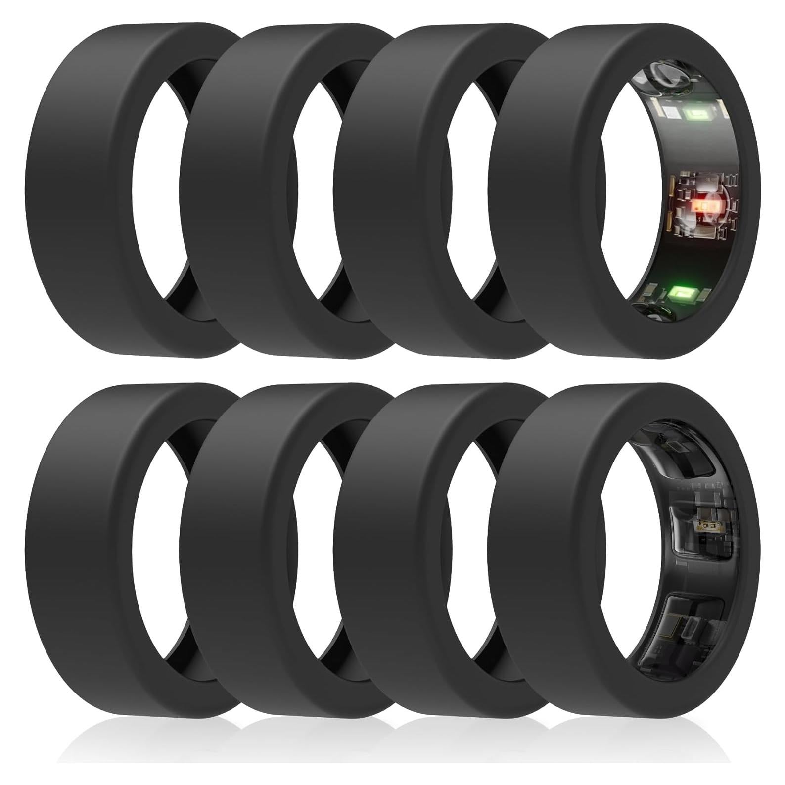 Cubiertas de Silicona Anti-Rasguños para Anillo Oura - 8 Pzas