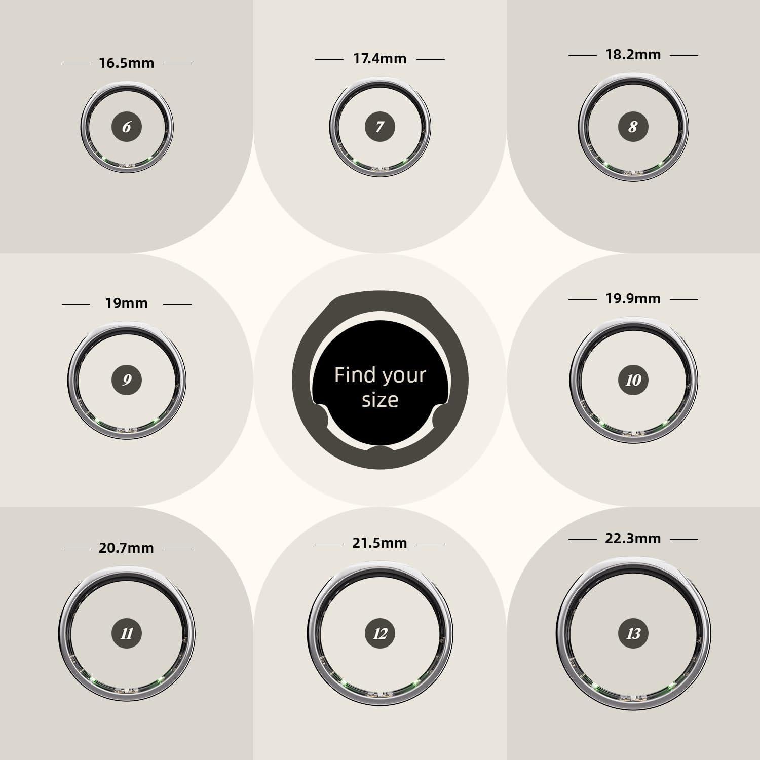 Cargador Rápido Oura Ring Gen3 Tamaño 8 USB-C Negro