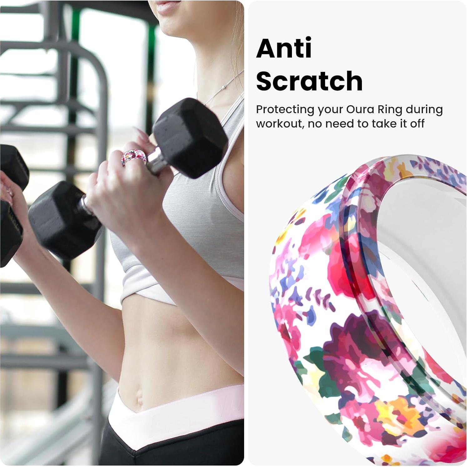 Funda de Silicona FitTurn 5 Pack para Oura Ring y Samsung