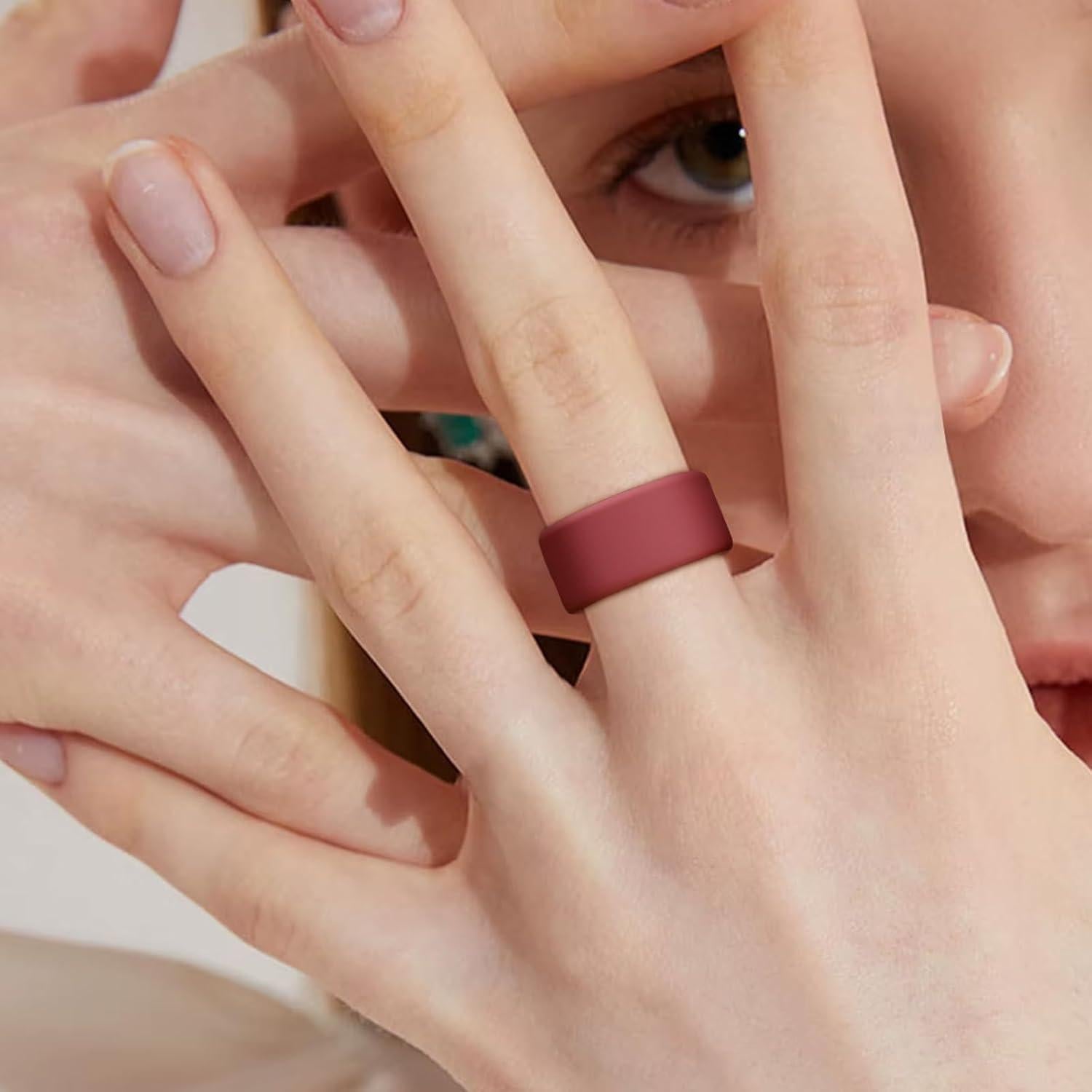 Paquete de 10 fundas de silicona NewJourney para Oura Ring