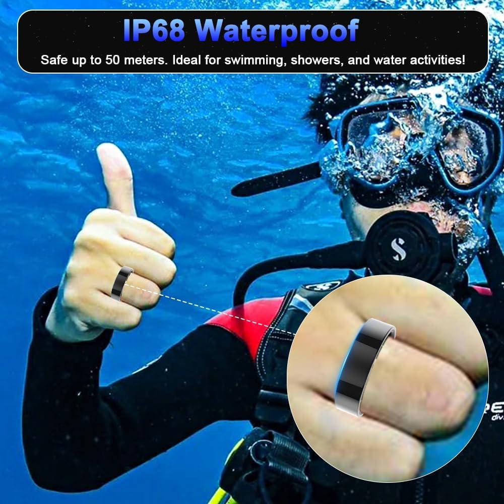 Anillo Inteligente Evelame R11 Salud y Fitness Negro IP68