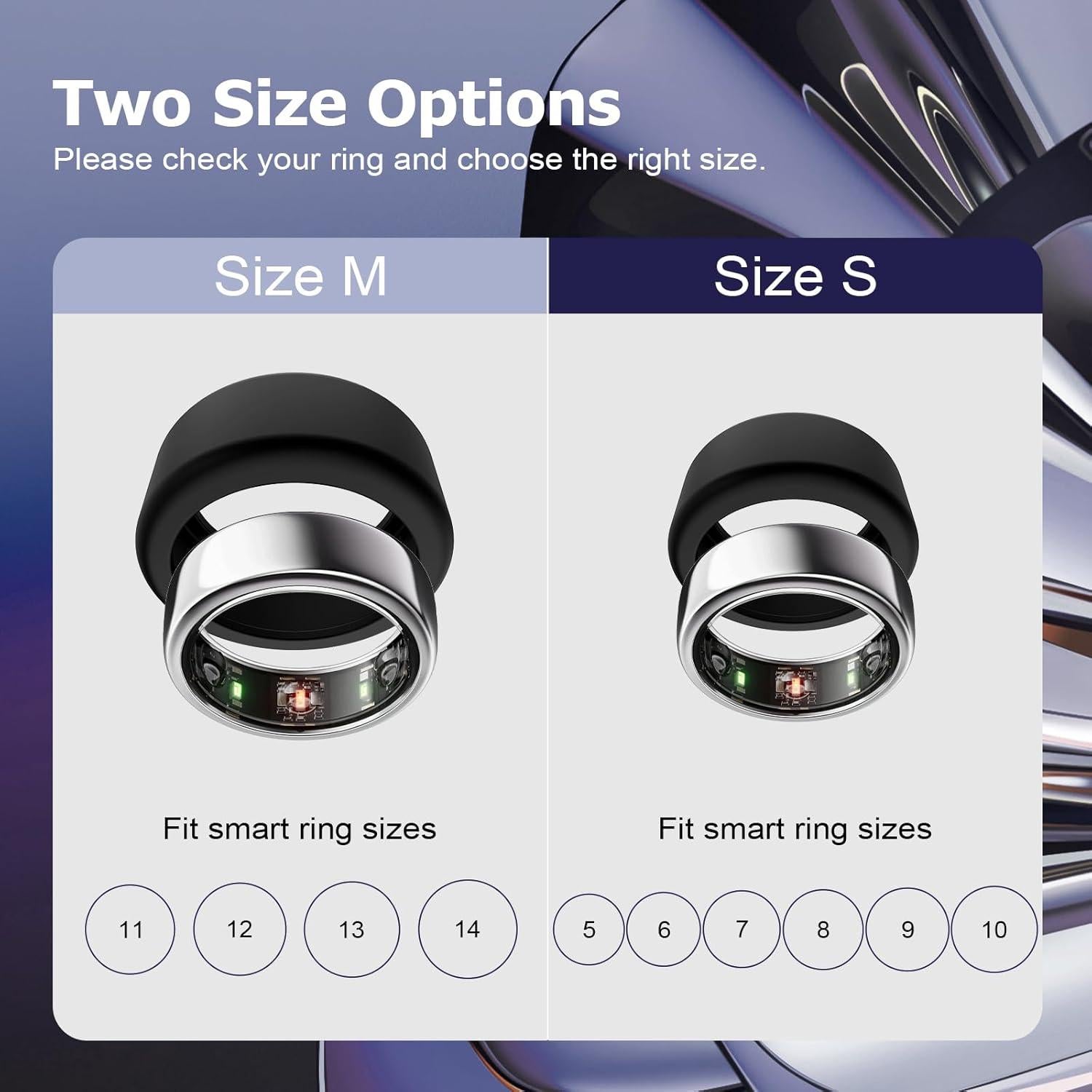 Funda de Silicona TiMOVO para Oura Ring Gen 3 y 4, Talla M