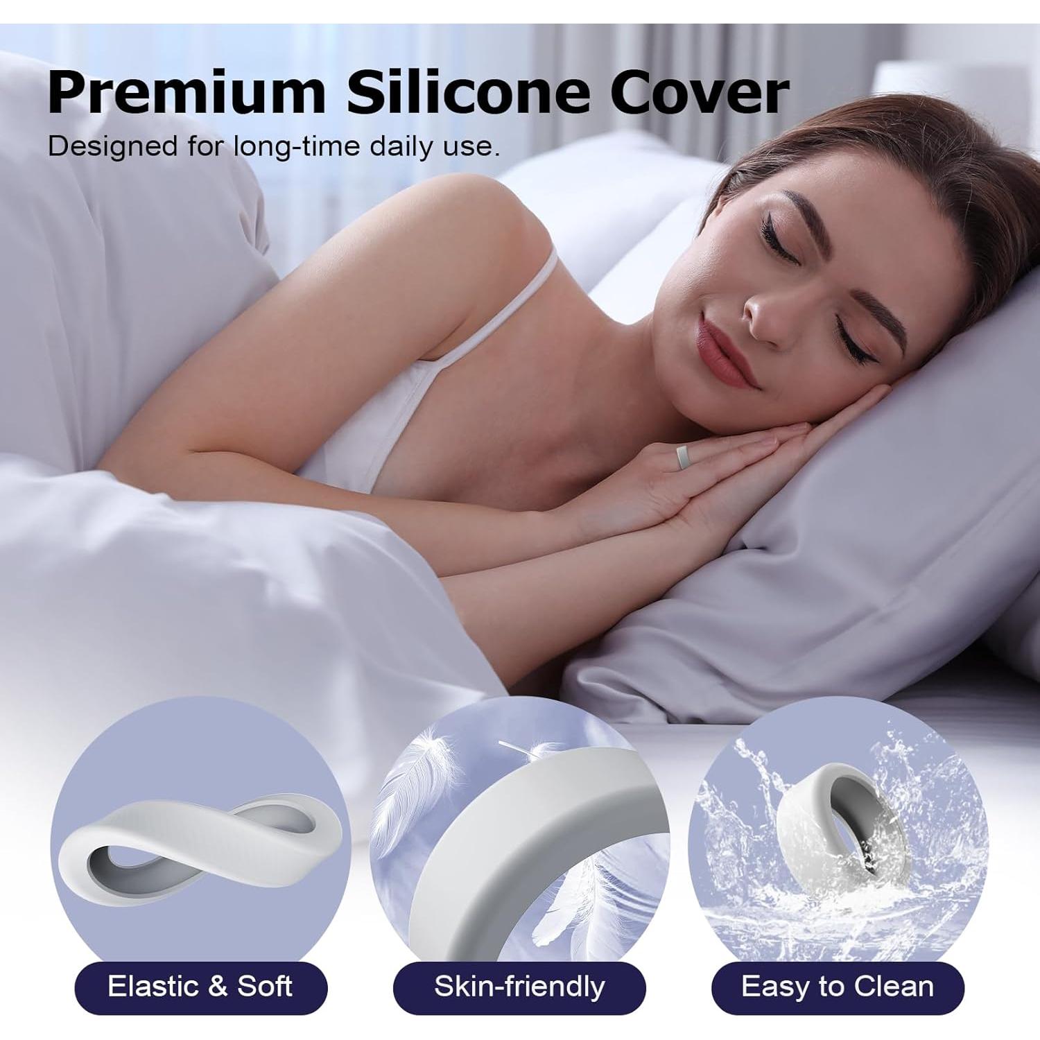 Funda de Silicona TiMOVO para Oura Ring Gen 3 y 4, Talla M