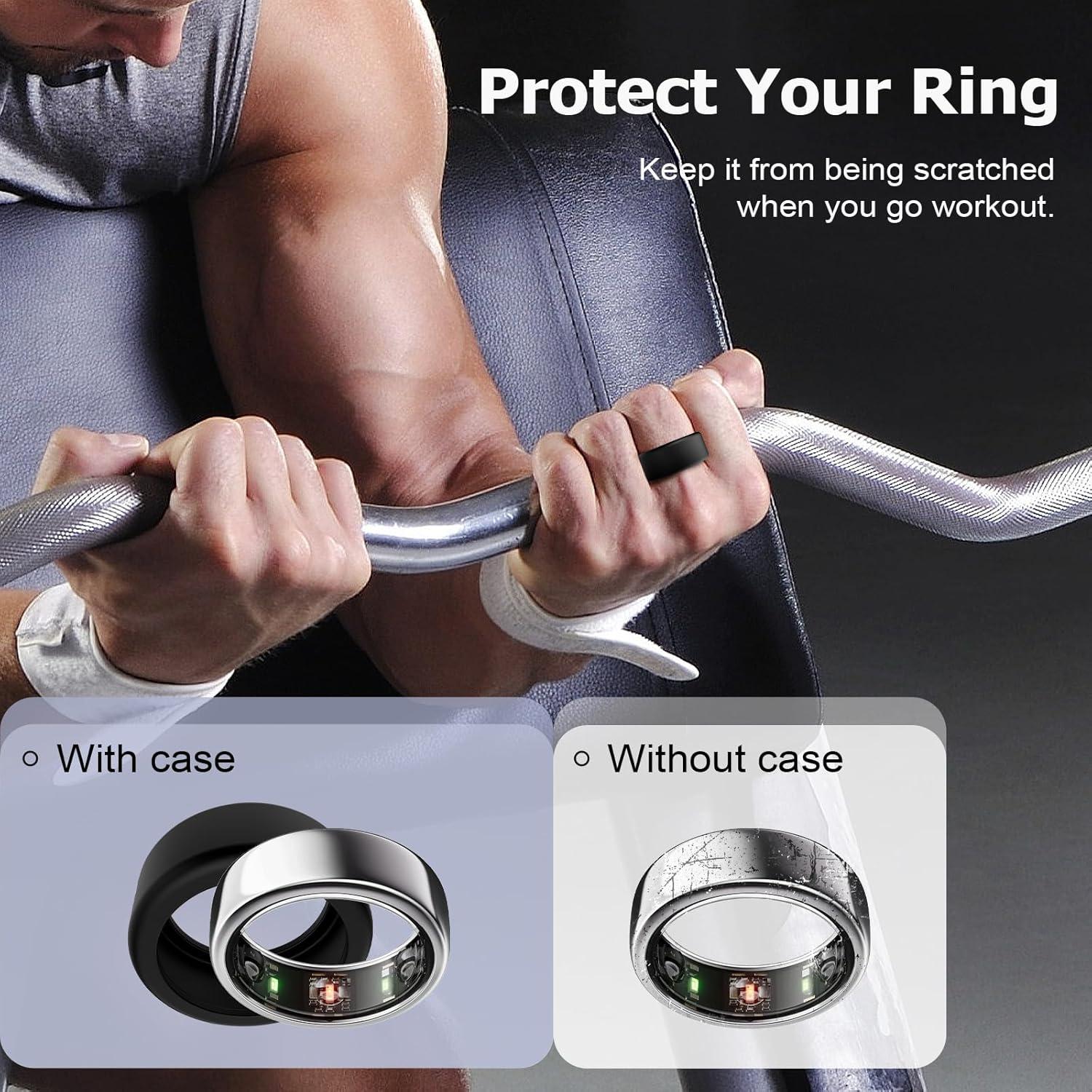 Funda de Silicona TiMOVO para Oura Ring Gen 3 y 4, Talla M