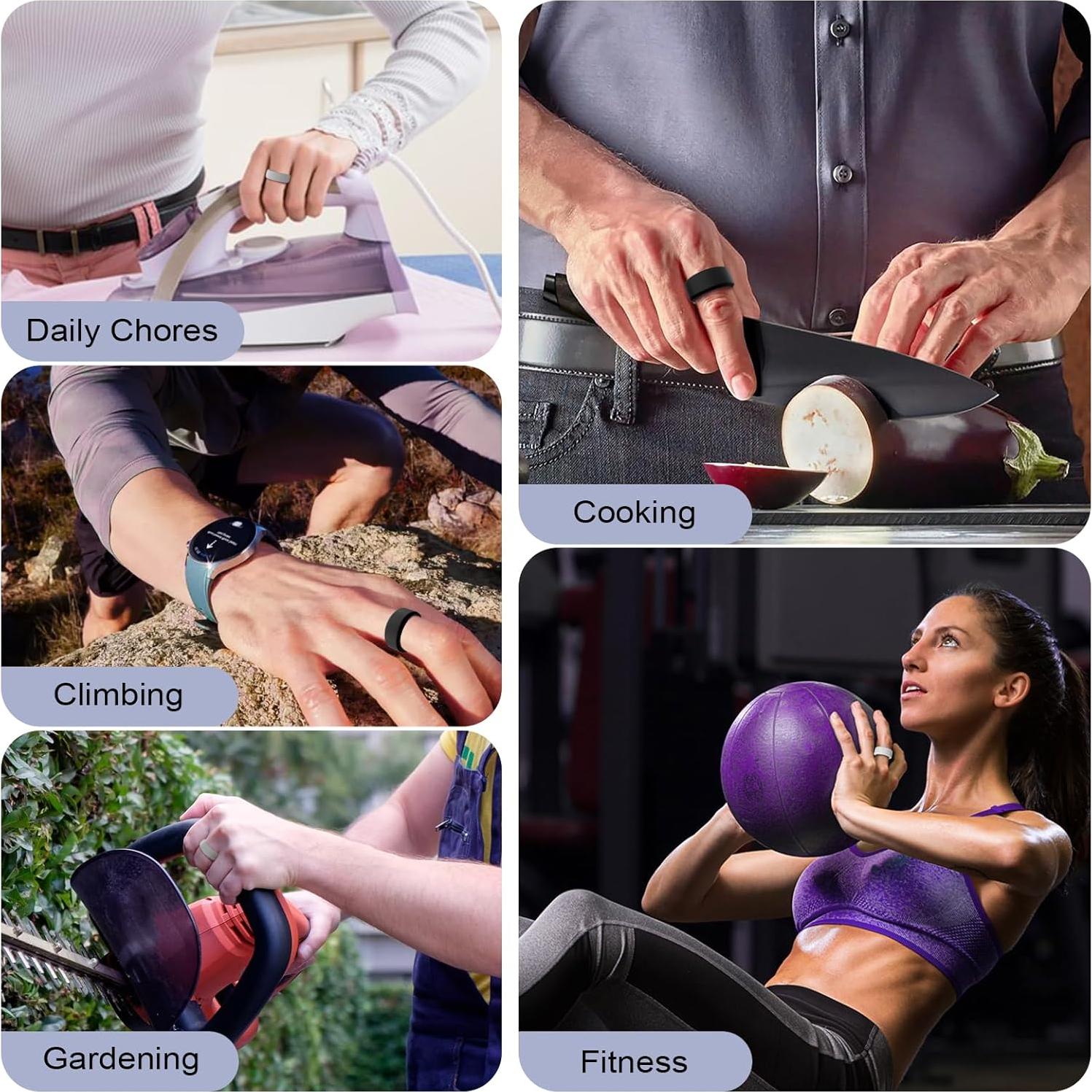 Funda de Silicona TiMOVO para Oura Ring Gen 3 y 4, Talla M