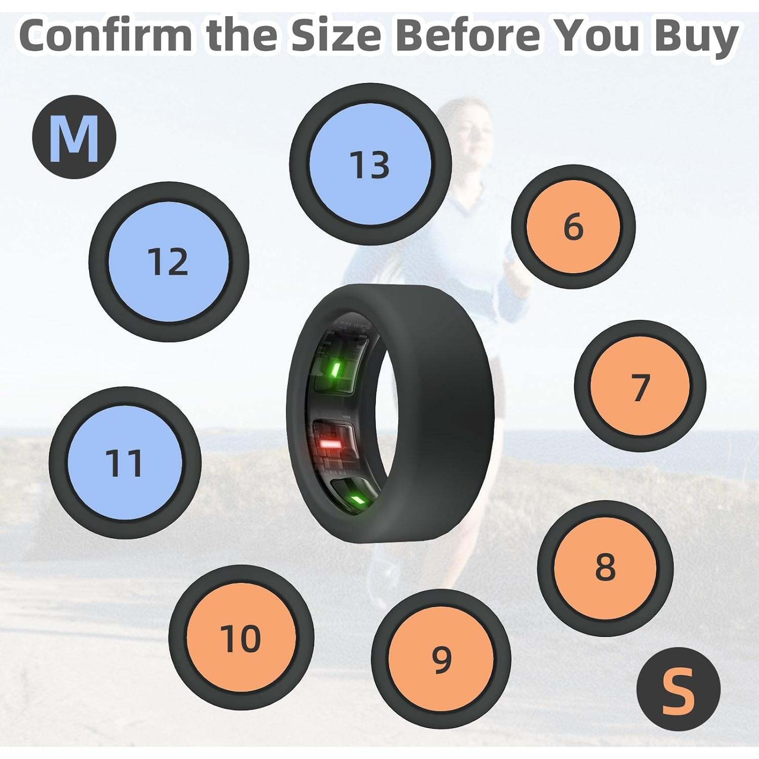 Protector de Silicona Wawoday para Anillo Oura Gen 3 - 3 Pack