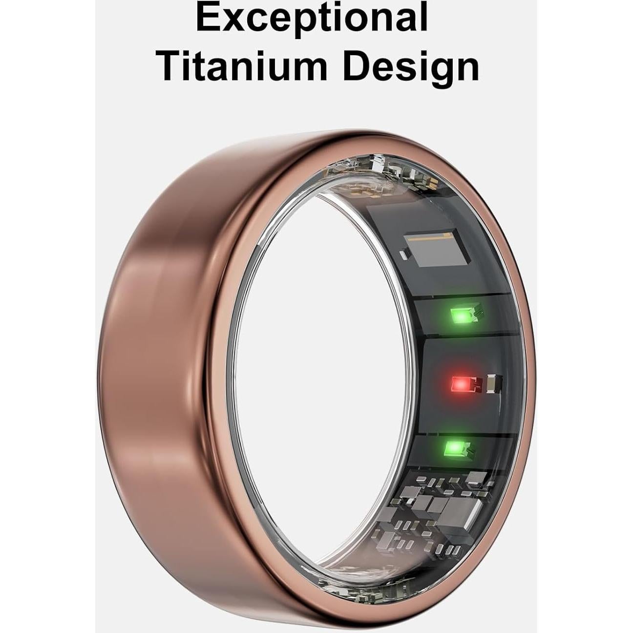 Anillo Inteligente Vic Oro Rosa 7 - Monitor de Salud y Sueño