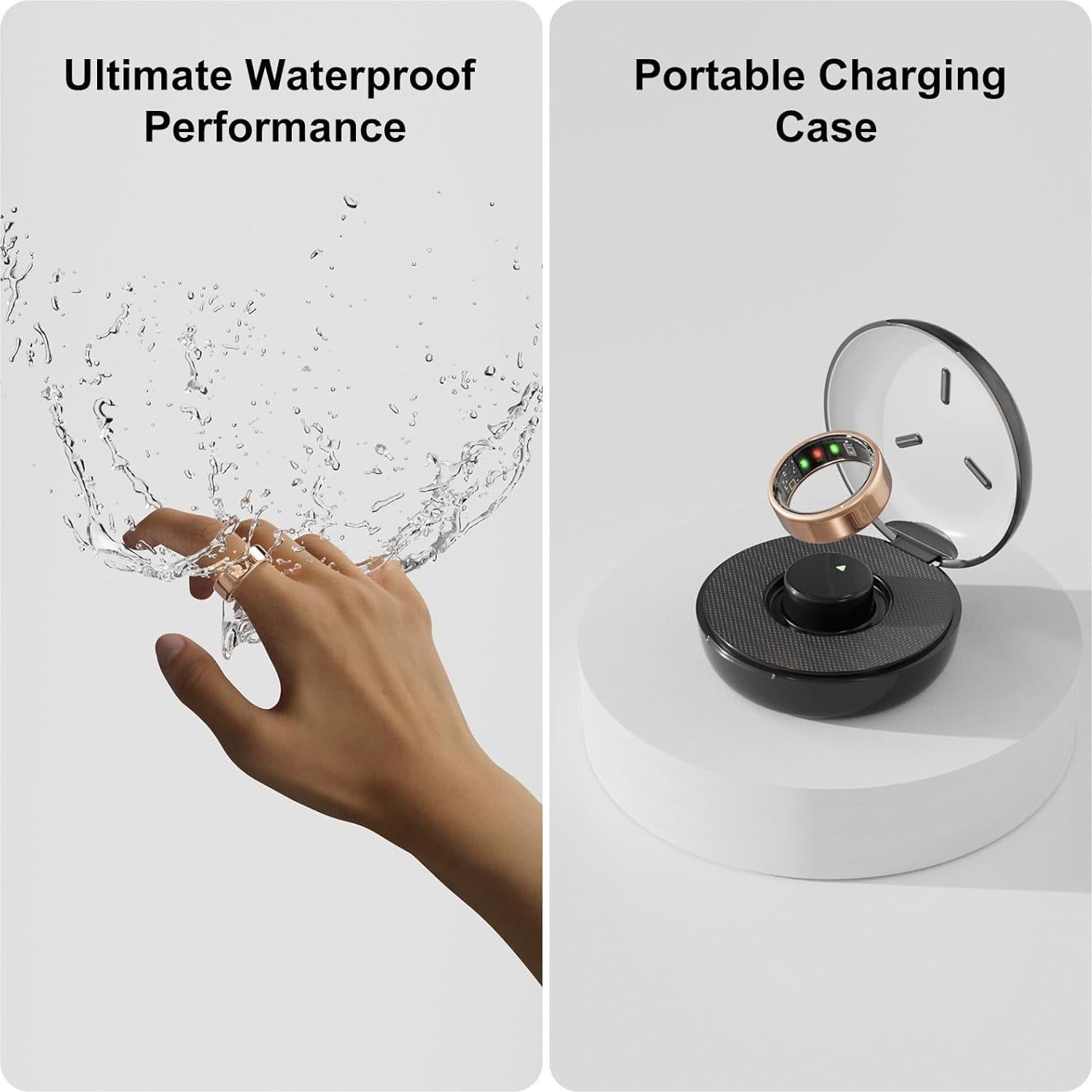 Anillo Inteligente Vic Oro Rosa 7 - Monitor de Salud y Sueño