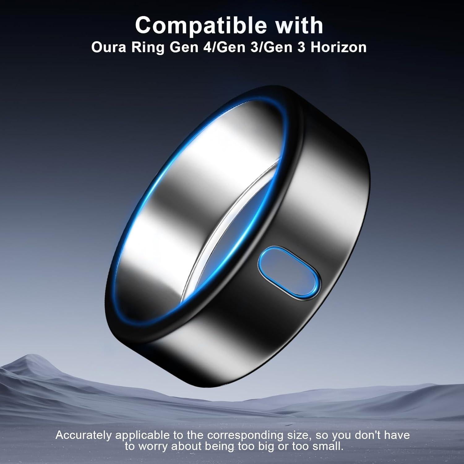 Paquete de 5 fundas TPU para Oura Ring Gen 4 y Gen 3 - ZOOROO