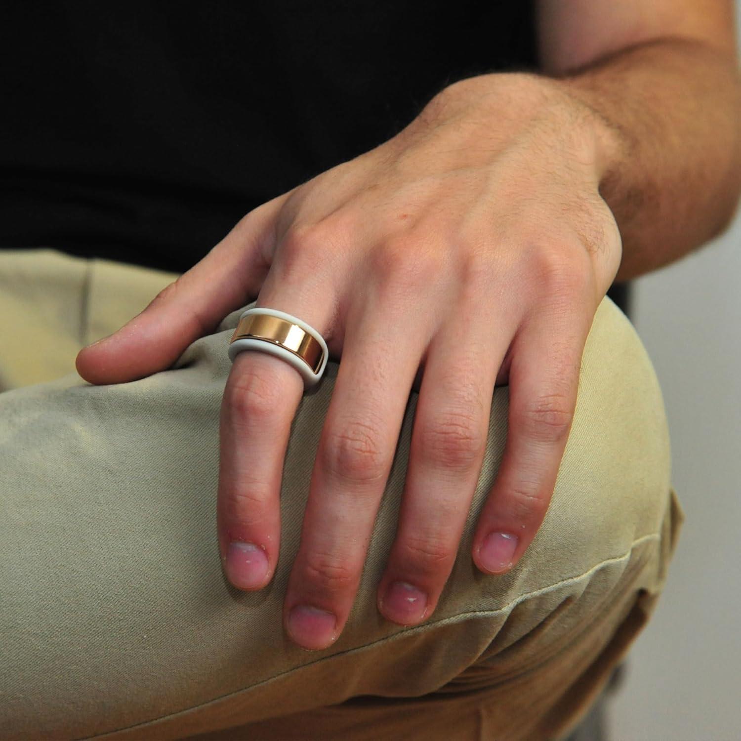 Protector de Anillo Inteligente Rinfit - Silicona Tamaño 8 Piedra