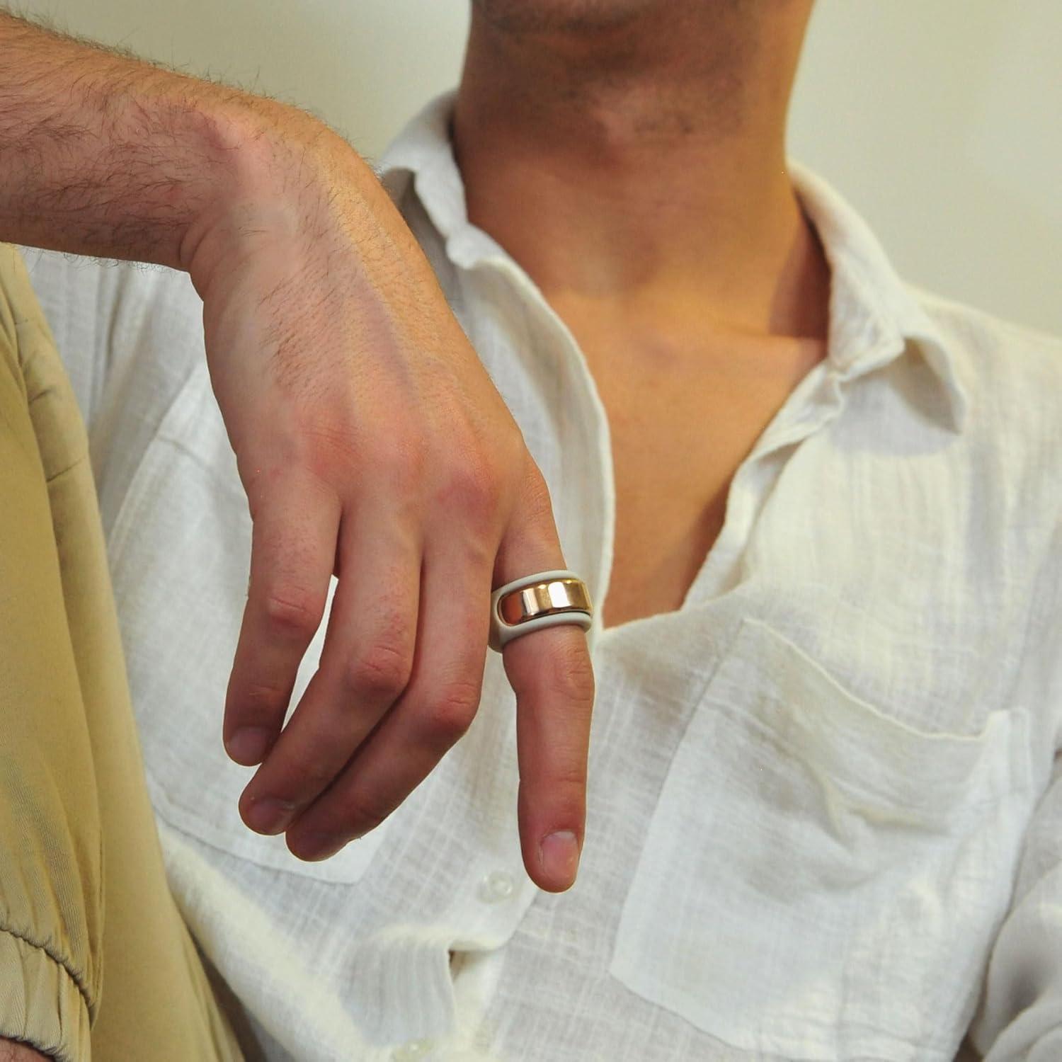 Protector de Anillo Inteligente Rinfit - Silicona Tamaño 8 Piedra