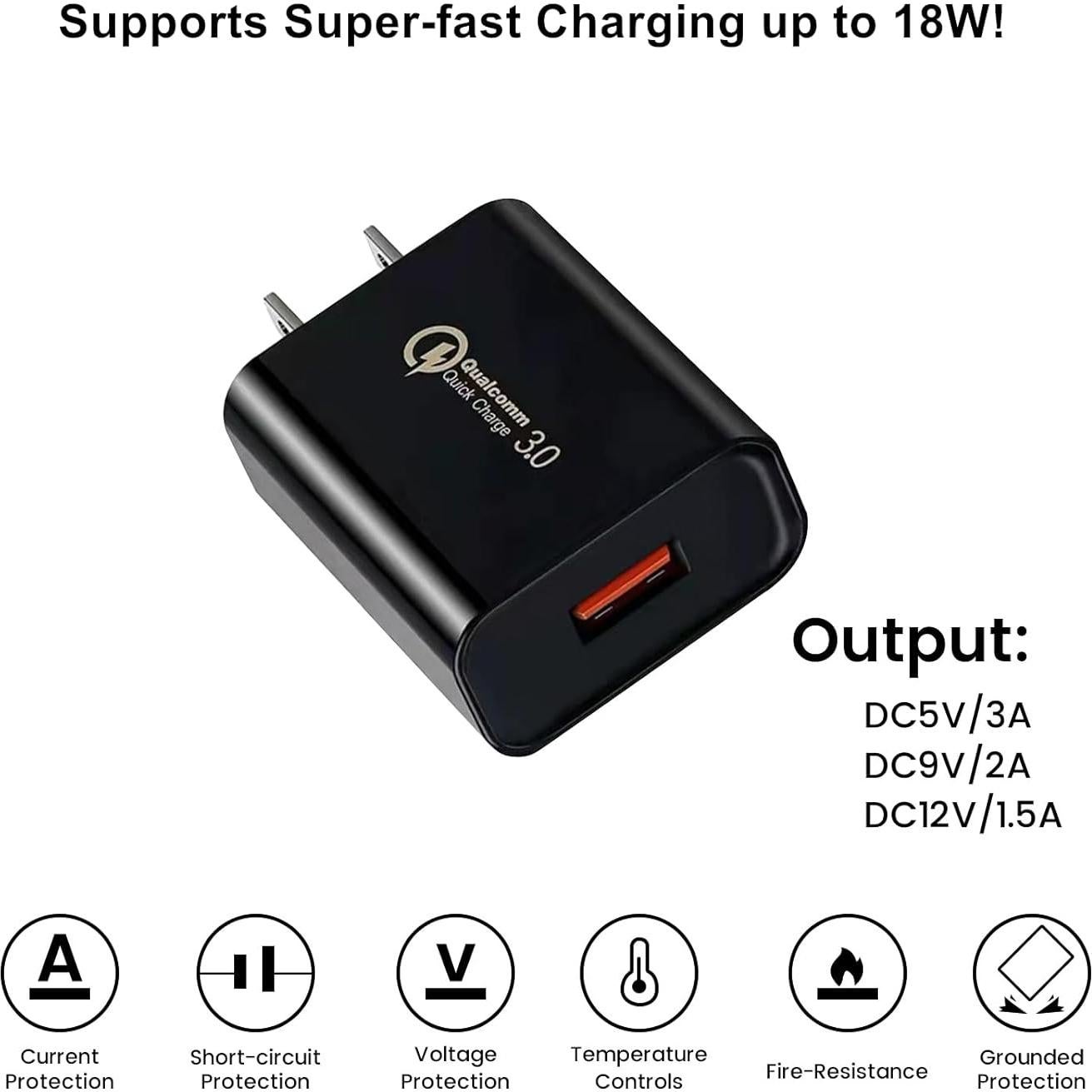 Cargador rápido USB 18W para Oura Ring 4/3 y Samsung Galaxy Ring