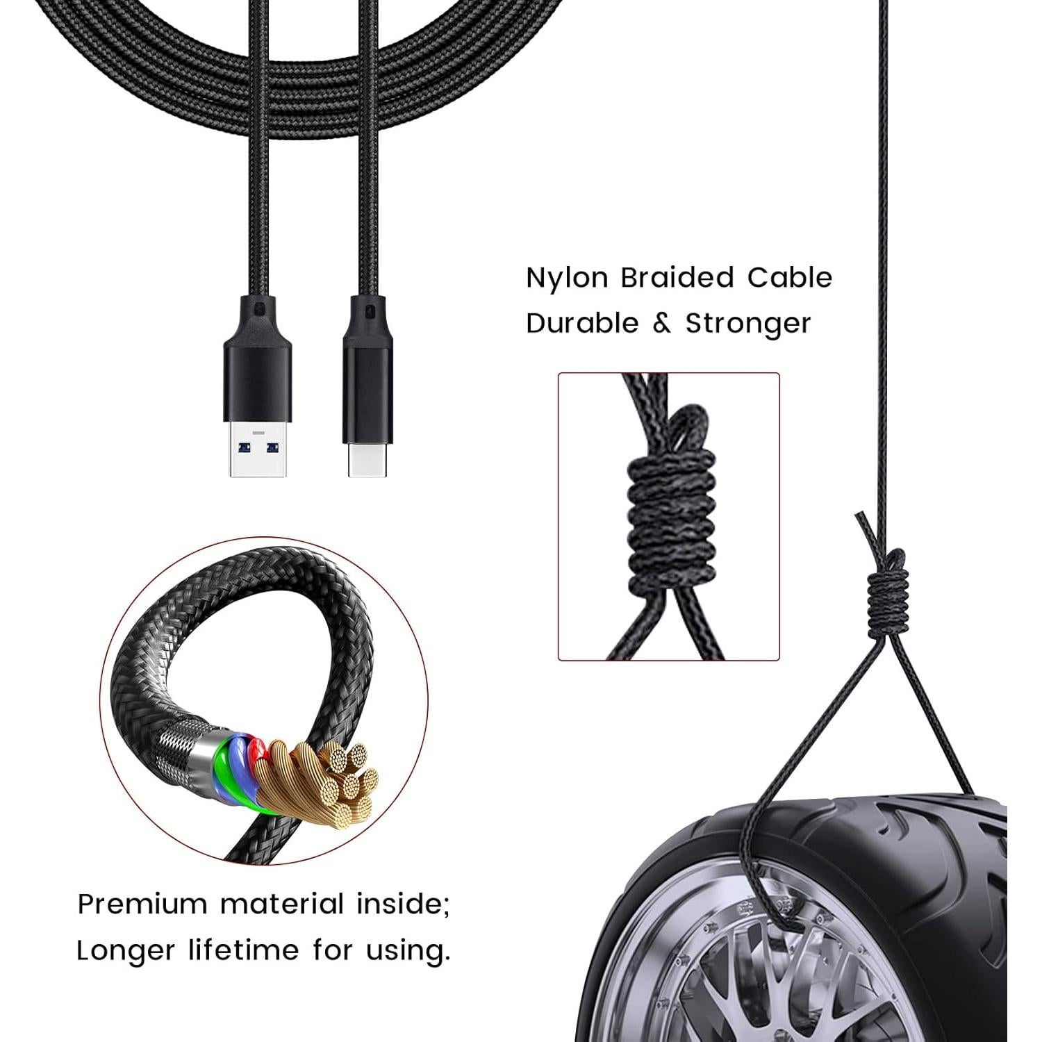 Cargador rápido USB 18W para Oura Ring 4/3 y Samsung Galaxy Ring