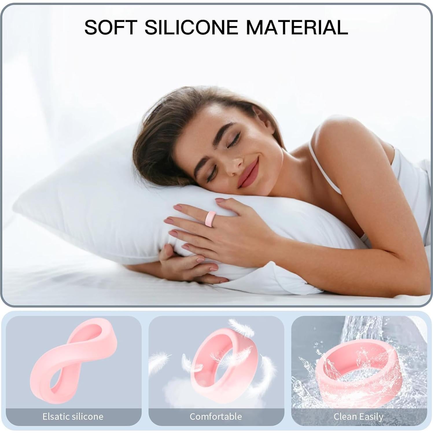 Funda de Silicona para Oura Ring Gen3 - 6 Pcs, Colores Variados