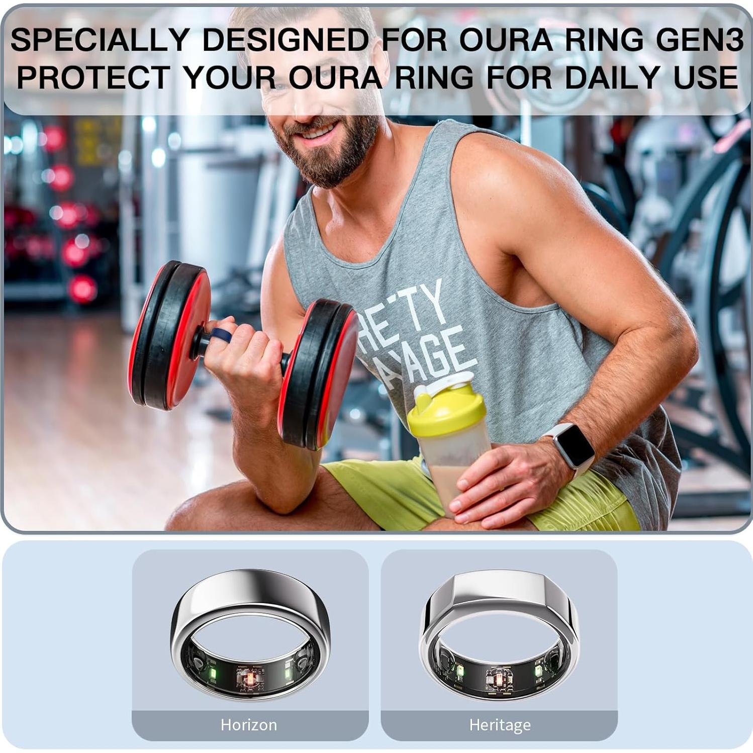 Funda de Silicona para Oura Ring Gen3 - 6 Pcs, Colores Variados