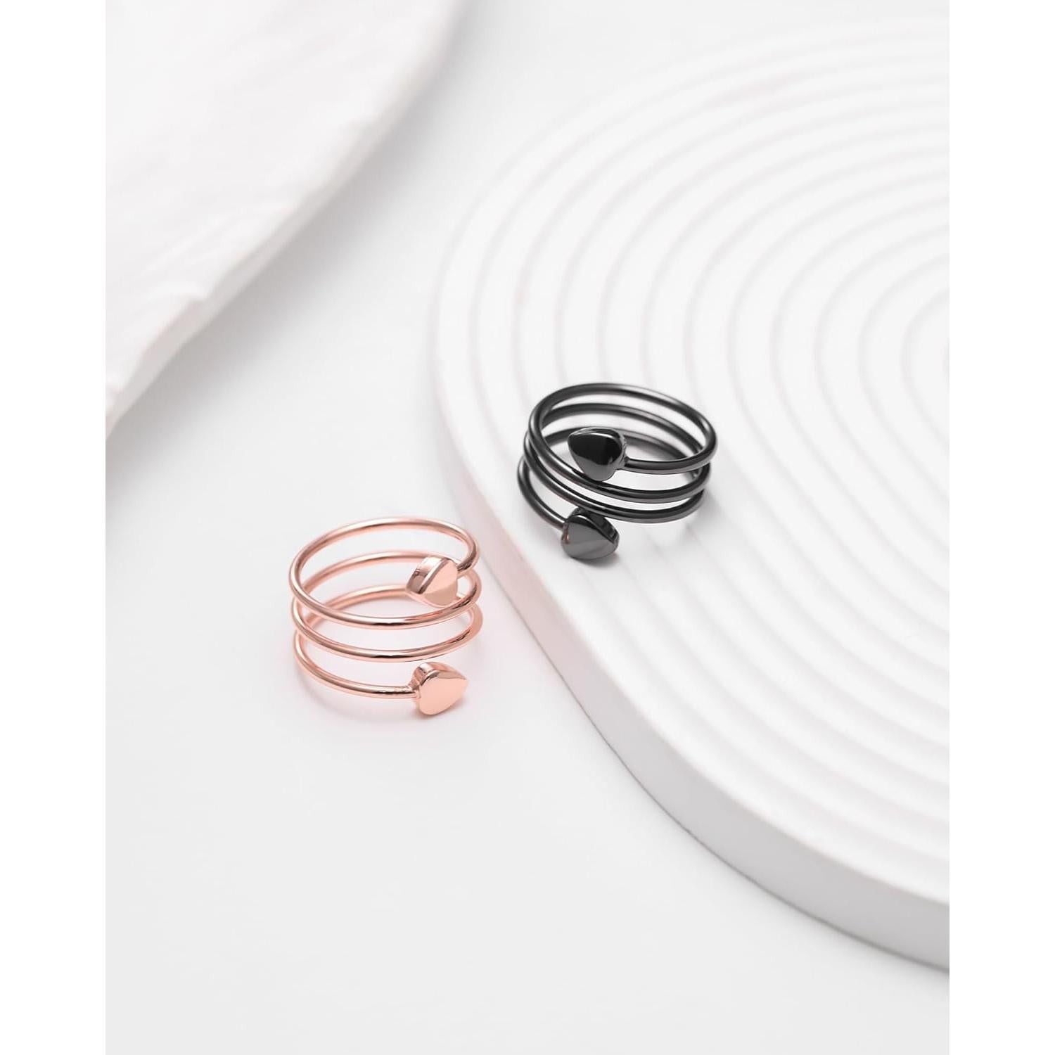 Anillo Magnético de Cobre Jecanori para Mujeres Ajustable